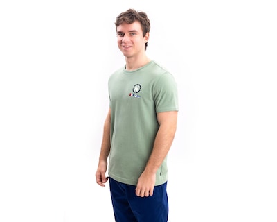 Foto 2 | Playera de Cuello Redondo Verde Nautica Jeans Co para Hombre