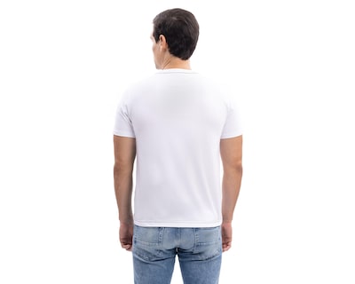 Foto 2 | Playera de Cuello Redondo Blanca Nautica Jeans Co para Hombre