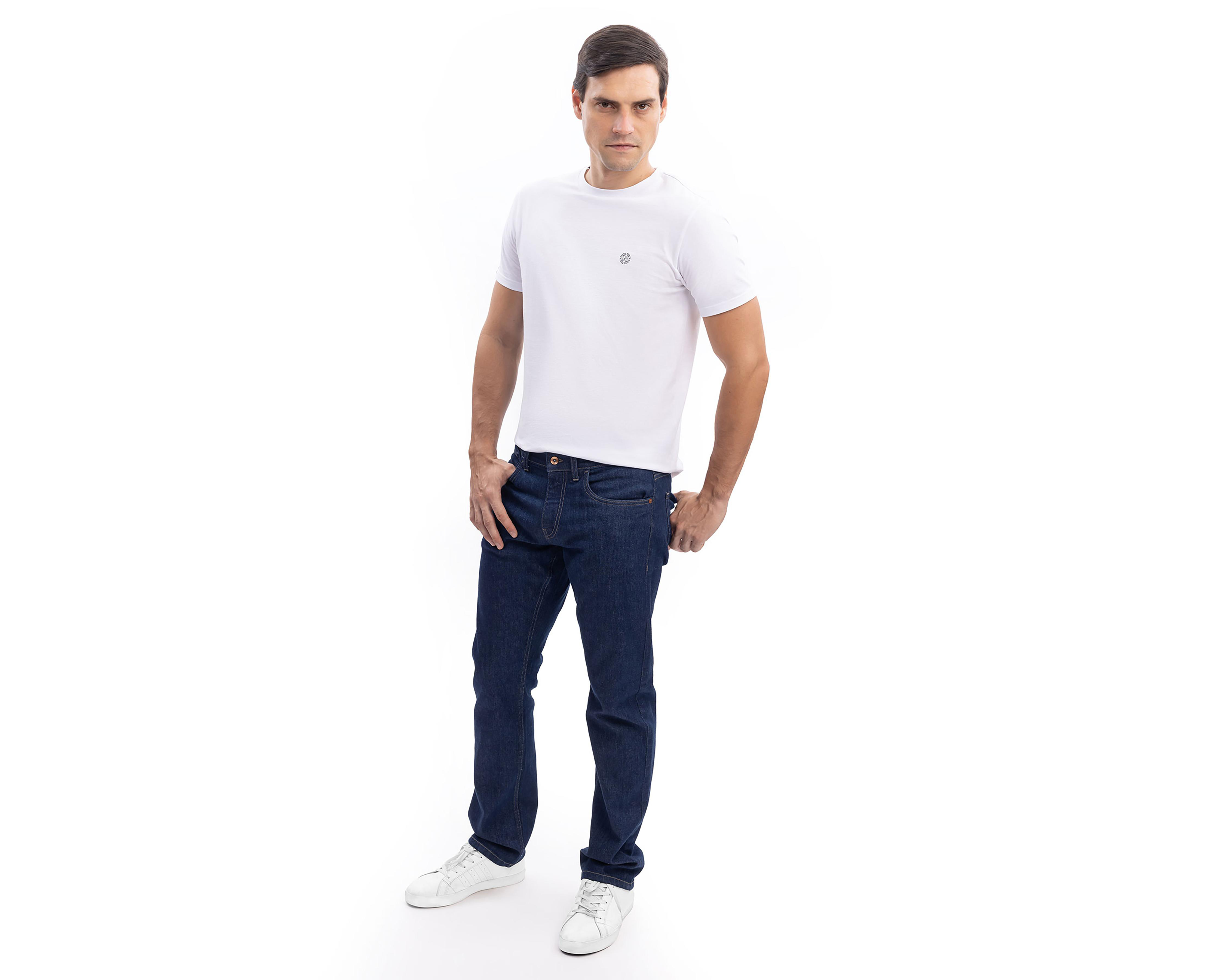 Playera Cuello Redondo Blanca Nautica Jeans Co para Hombre