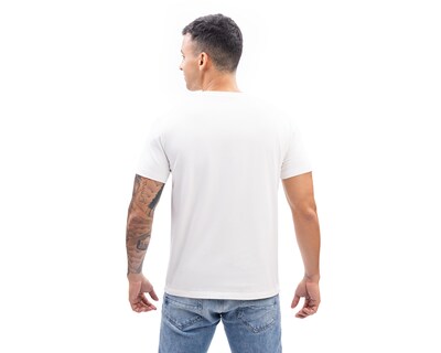 Foto 2 | Playera de Cuello Redondo Blanca Nautica Jeans Co para Hombre