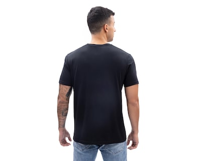 Foto 2 | Playera de Cuello Redondo Negra Nautica Jeans Co para Hombre