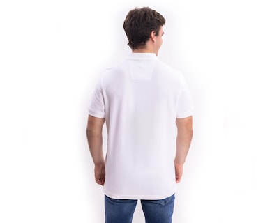 Foto 2 | Playera Polo Nautica Jeans Co Blanca para Hombre