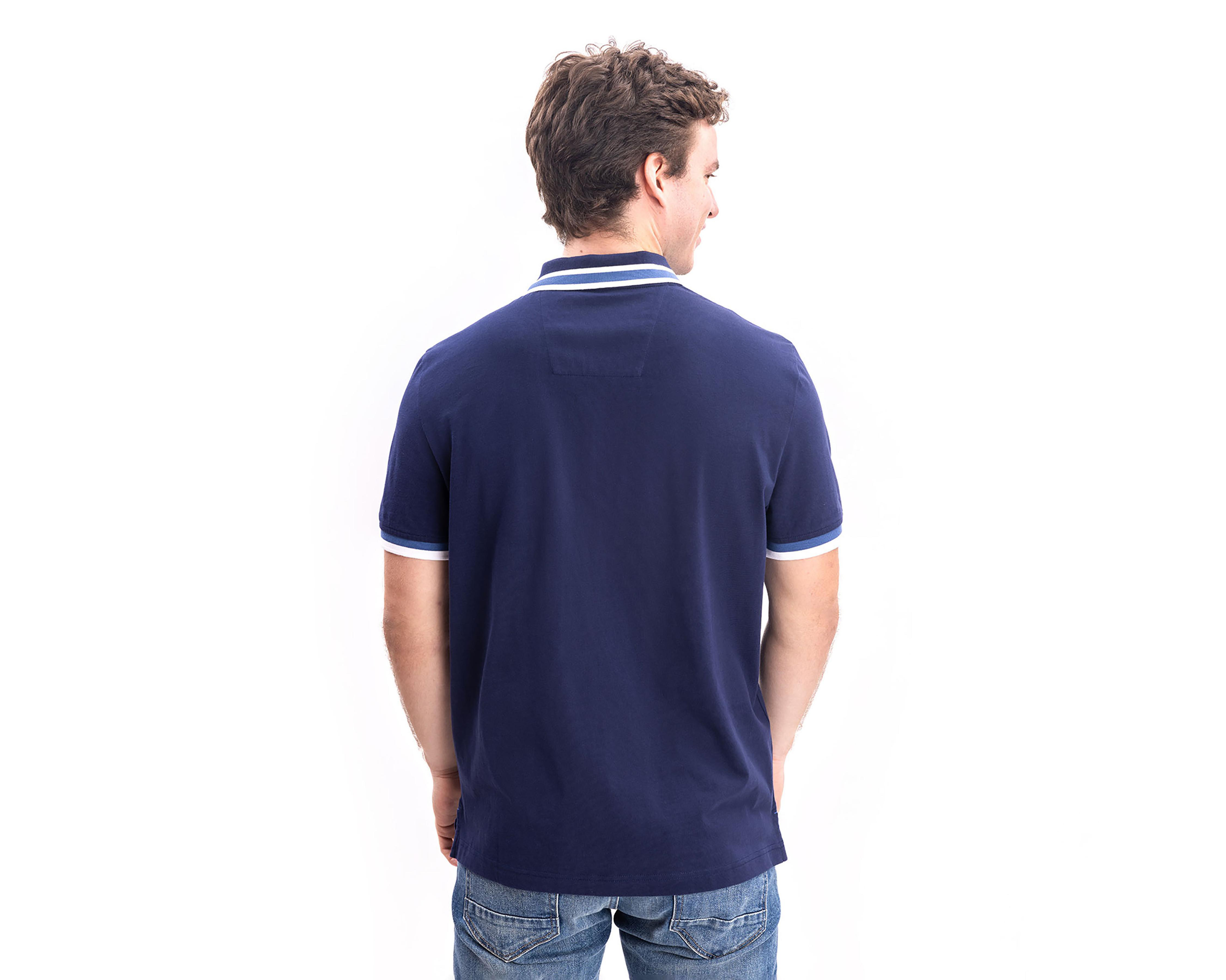 Foto 3 pulgar | Playera Polo Nautica Jeans Co Azul para Hombre