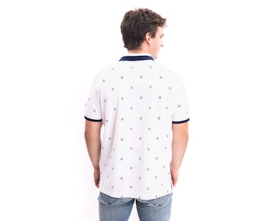 Foto 2 | Playera Polo Nautica Jeans Co Blanca para Hombre