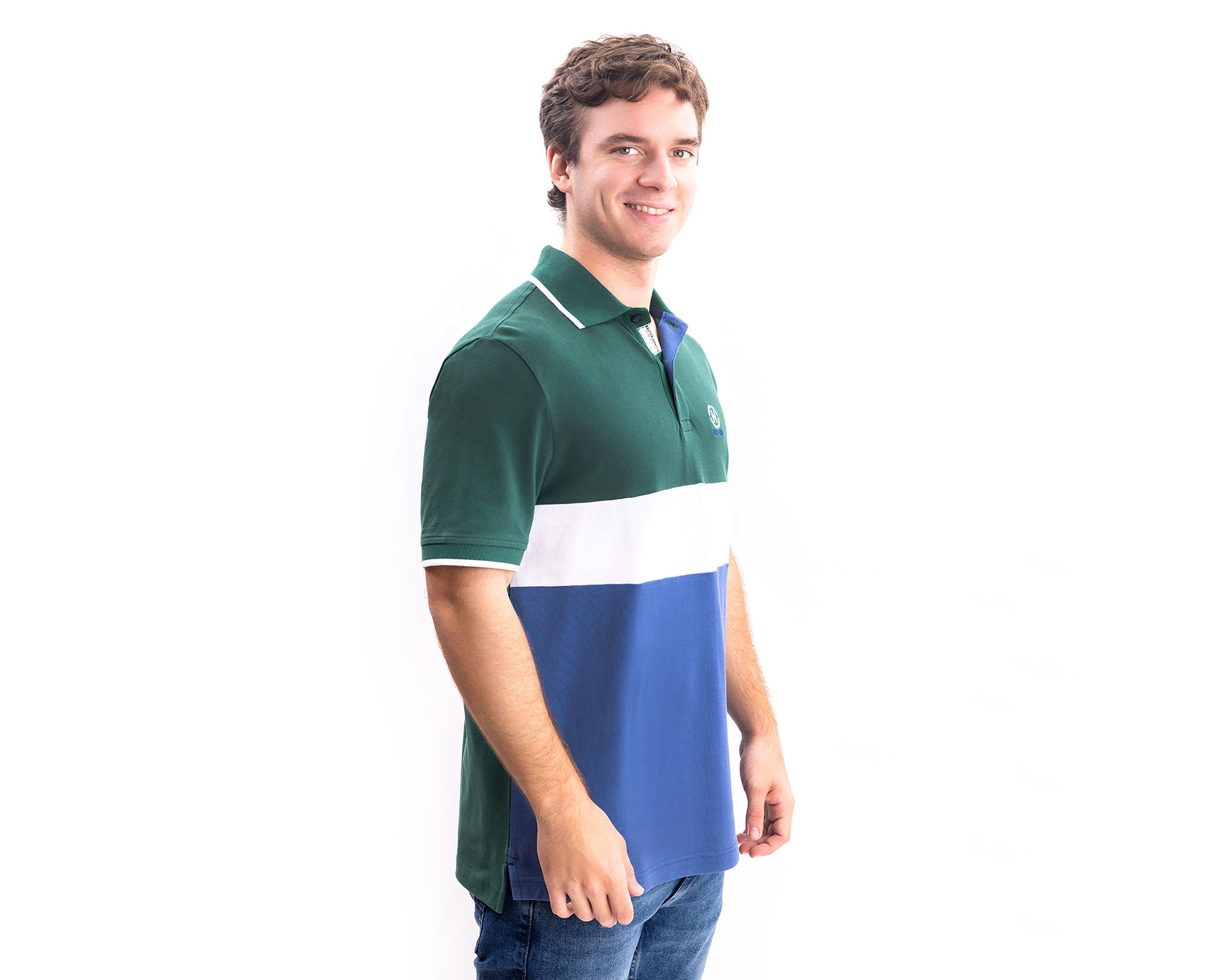 Foto 4 pulgar | Playera Polo Nautica Jeans Co Multicolor para Hombre