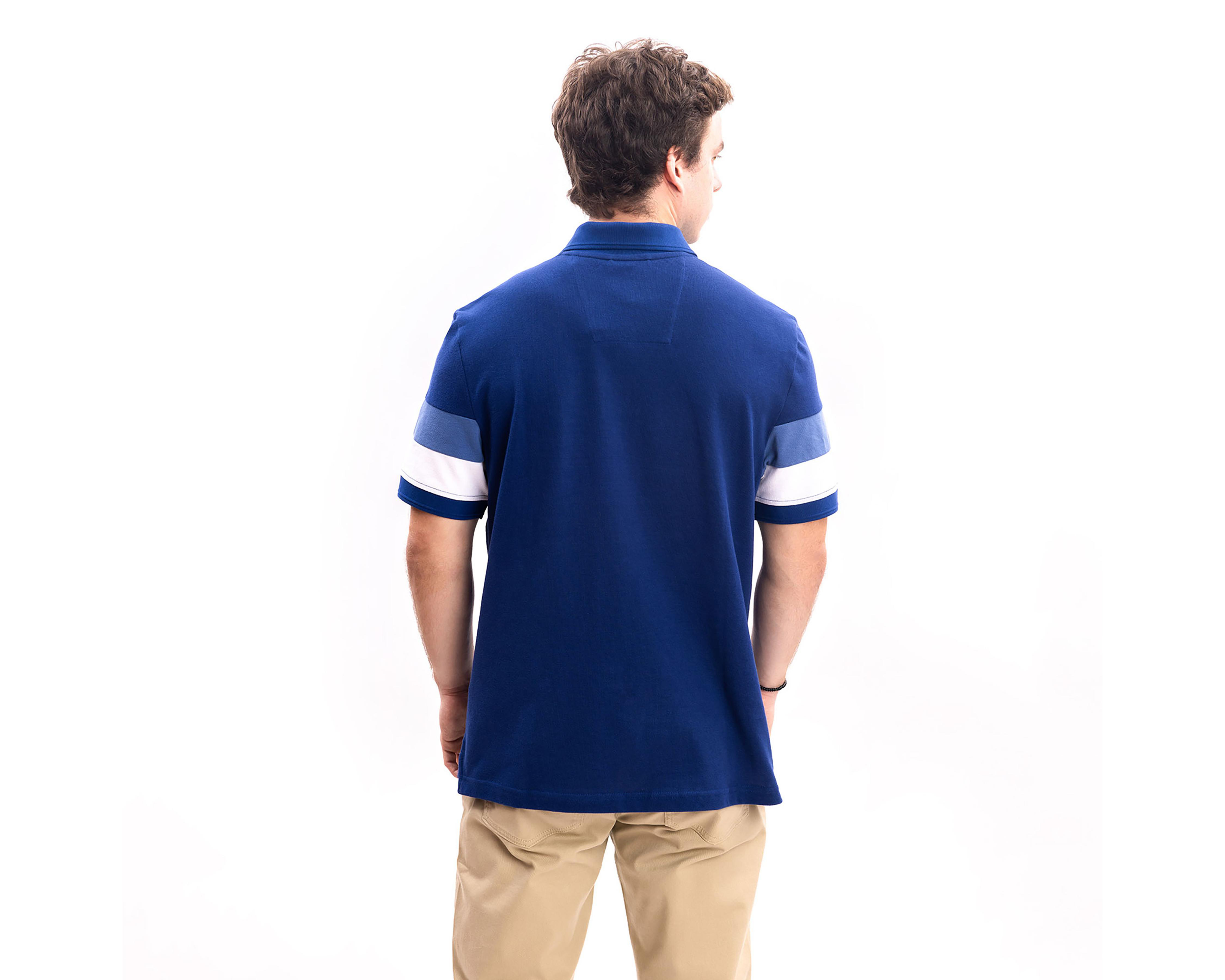 Foto 3 pulgar | Playera Polo Nautica Jeans Co Azul para Hombre