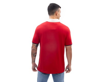 Foto 3 | Playera Polo Nautica Jeans Co Roja para Hombre