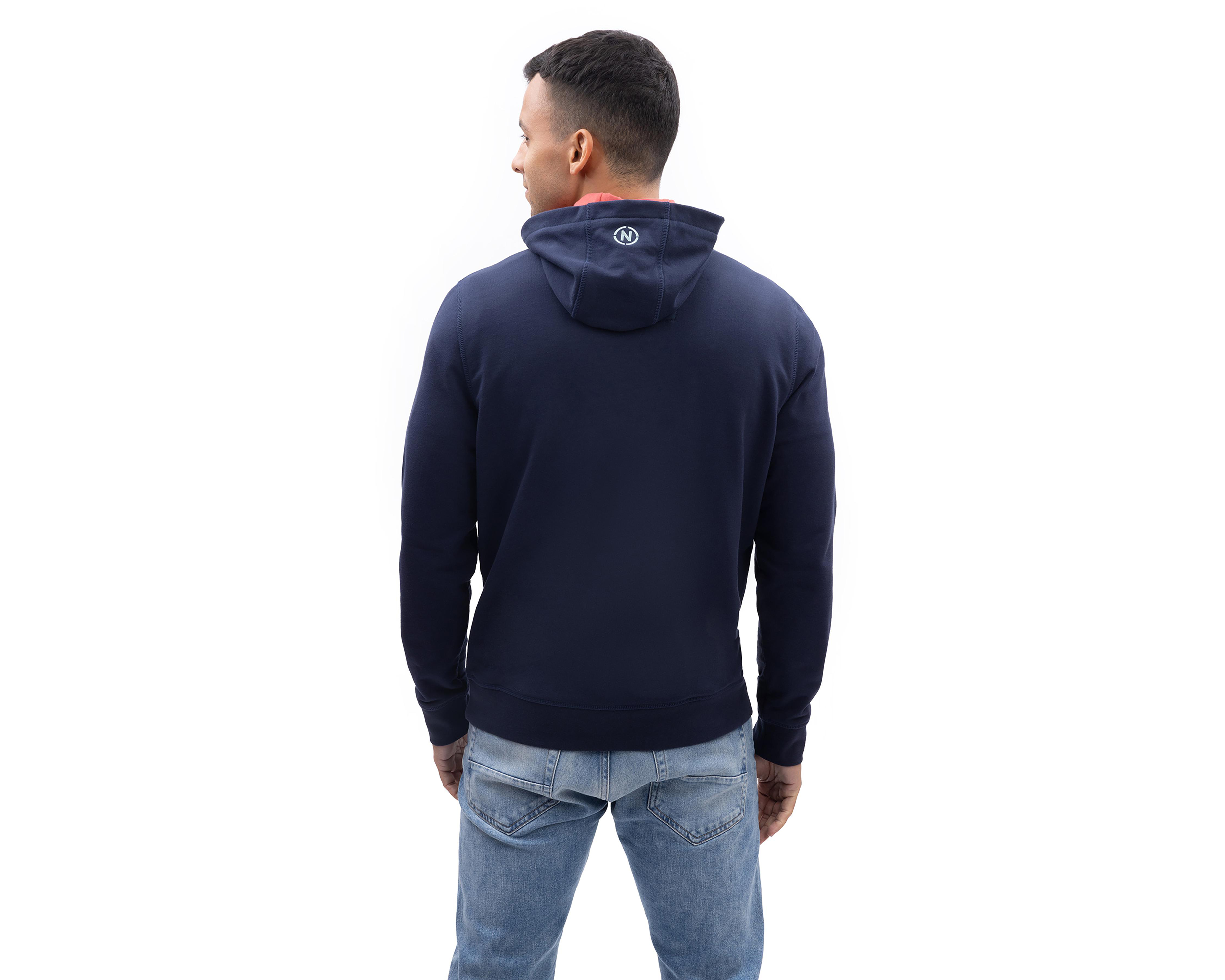 Foto 3 pulgar | Sudadera de Algodón con Capucha Nautica Jeans Co para Hombre