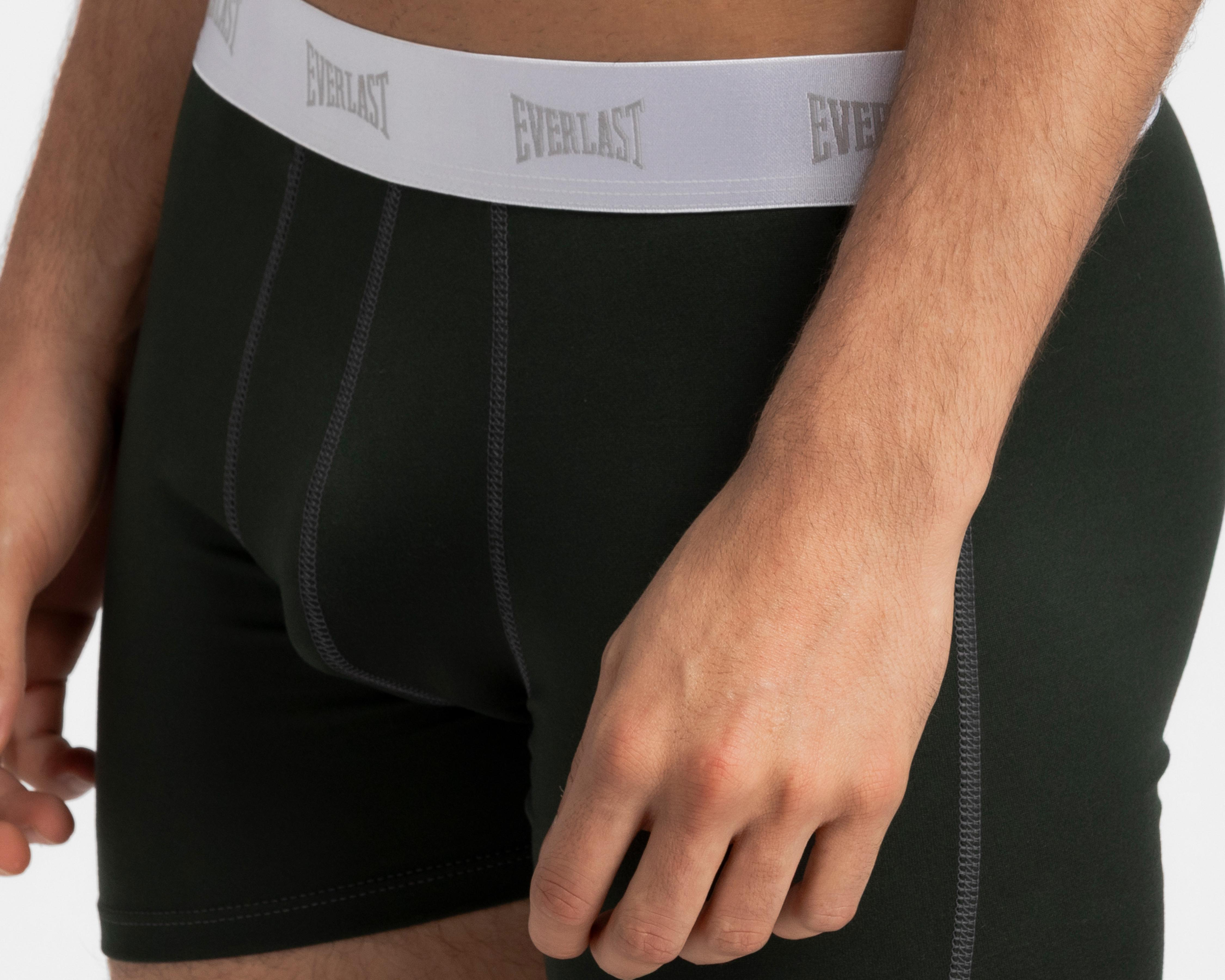 Foto 5 pulgar | Bóxer Largo Everlast para Hombre 3 Piezas