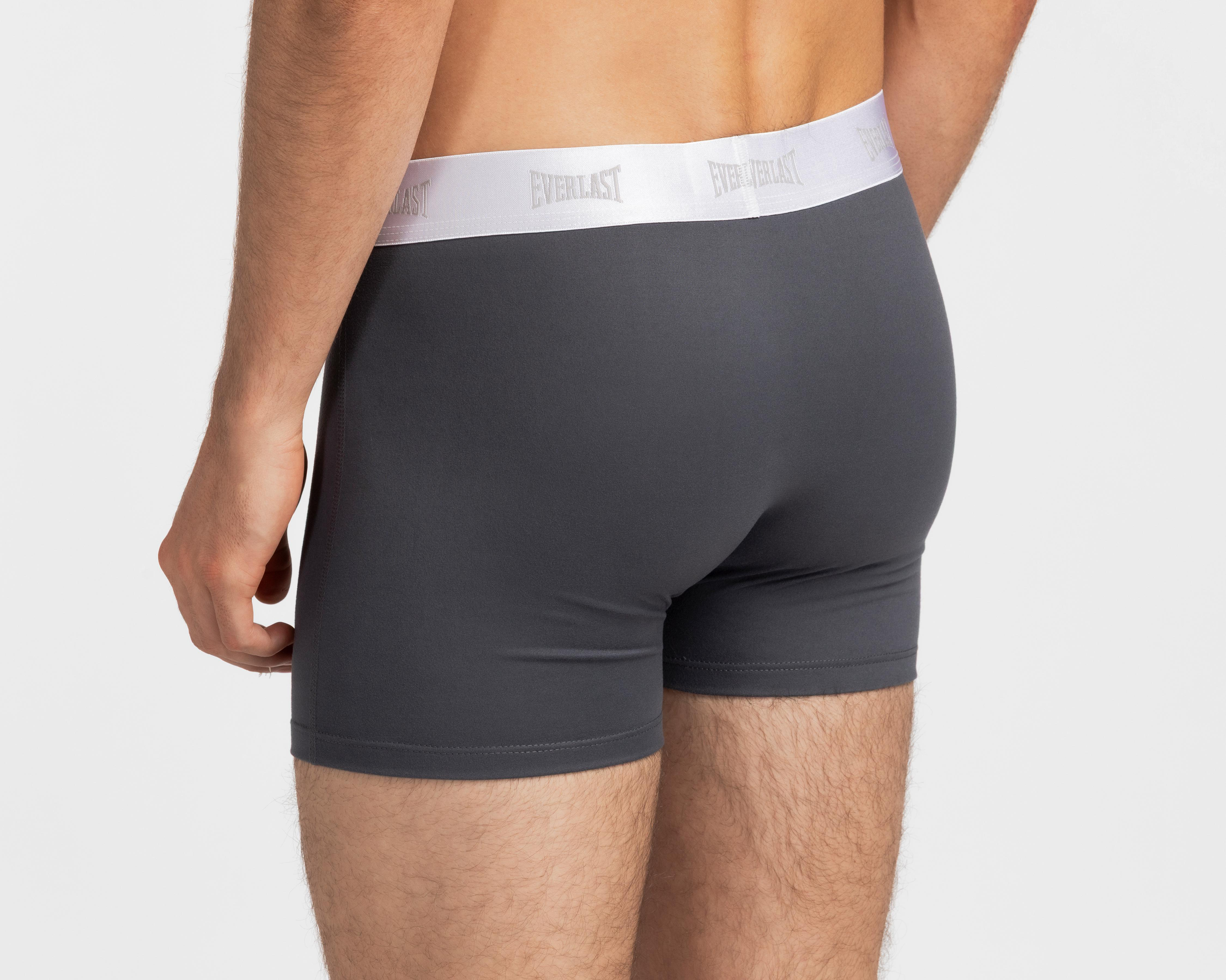 Foto 4 pulgar | Bóxer Largo Everlast para Hombre 3 Piezas
