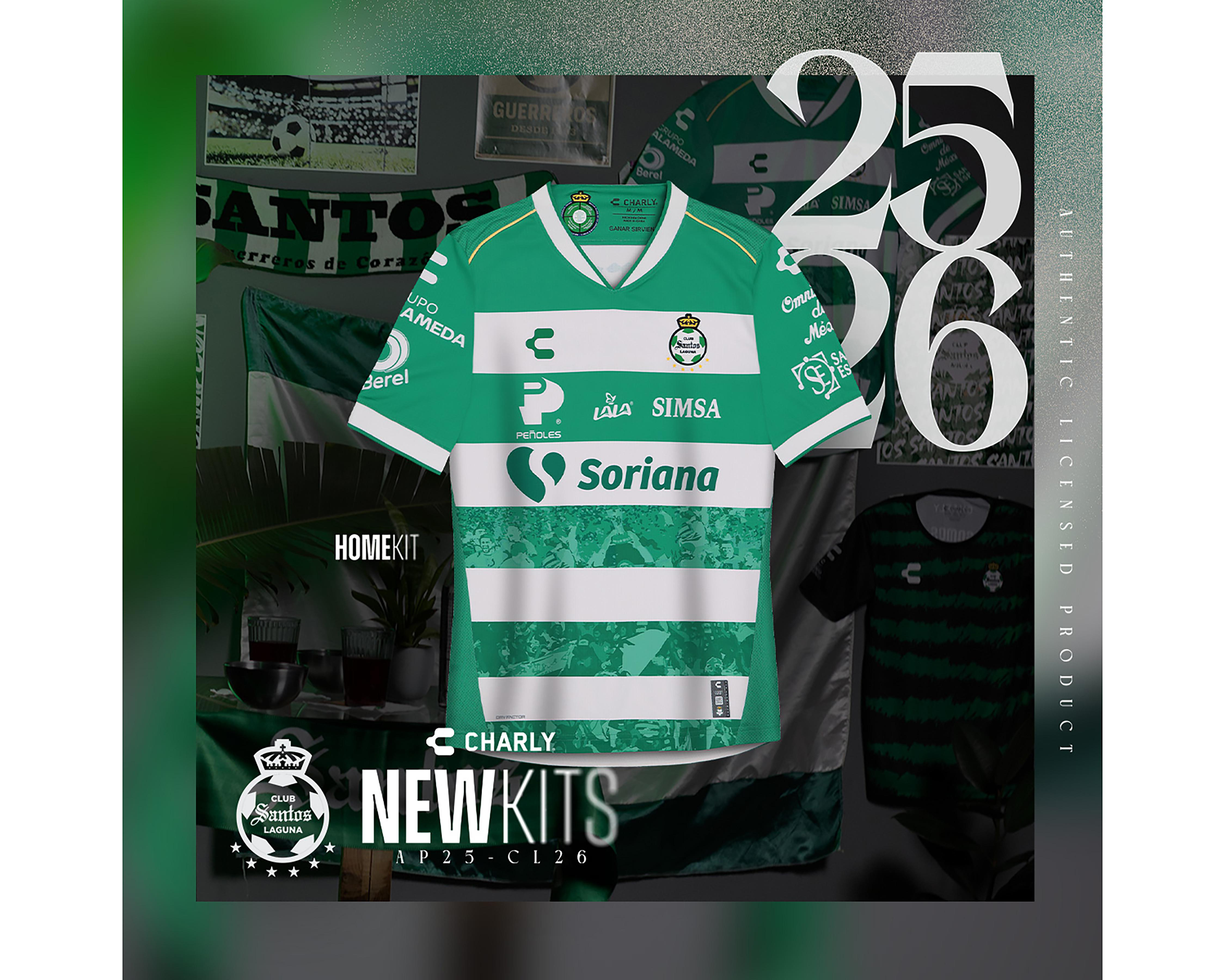 Foto 4 | Jersey Charly Santos Laguna Local 25/26 para Hombre