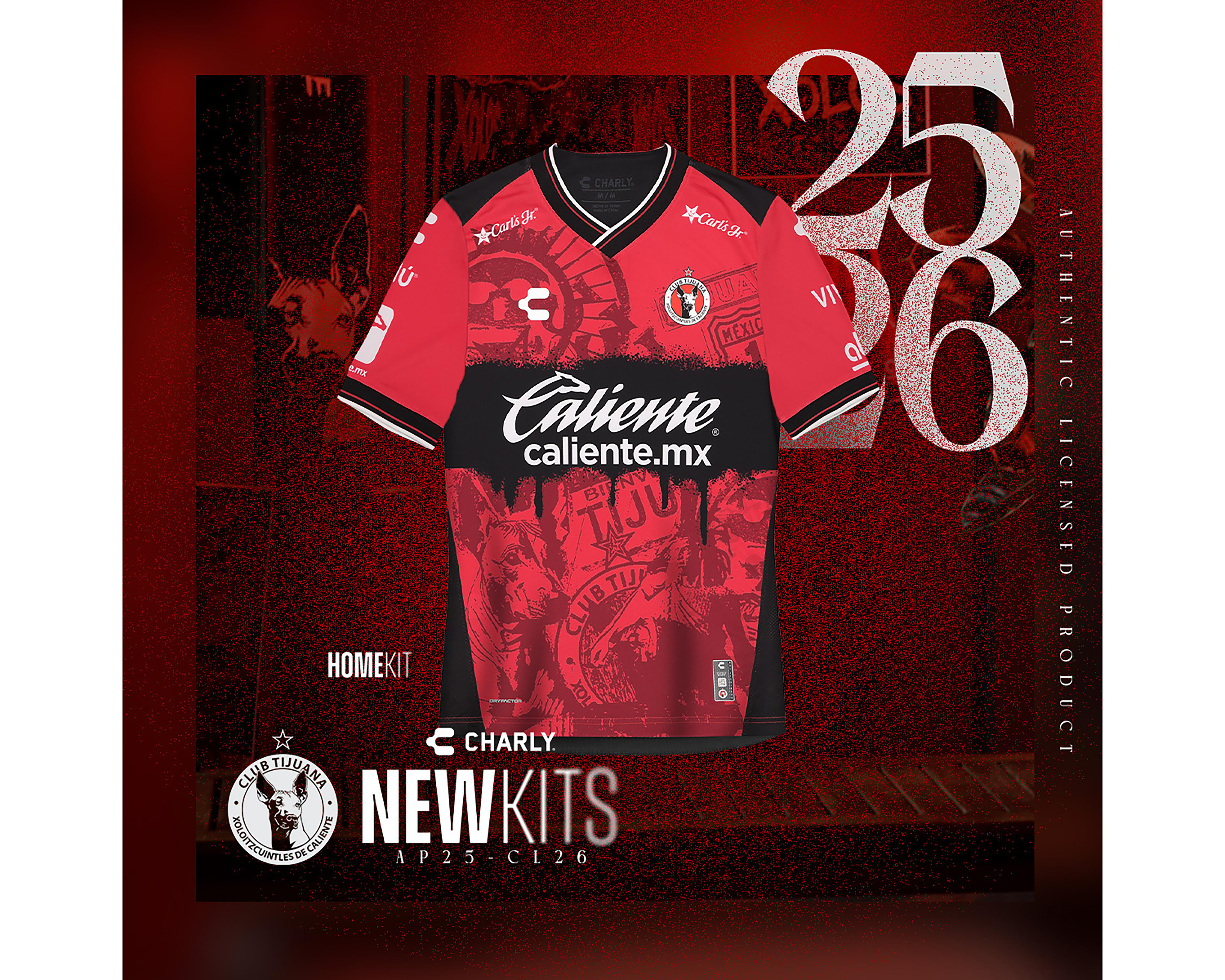 Foto 5 pulgar | Jersey Charly Xolos de Tijuana Local 25/26 para Hombre