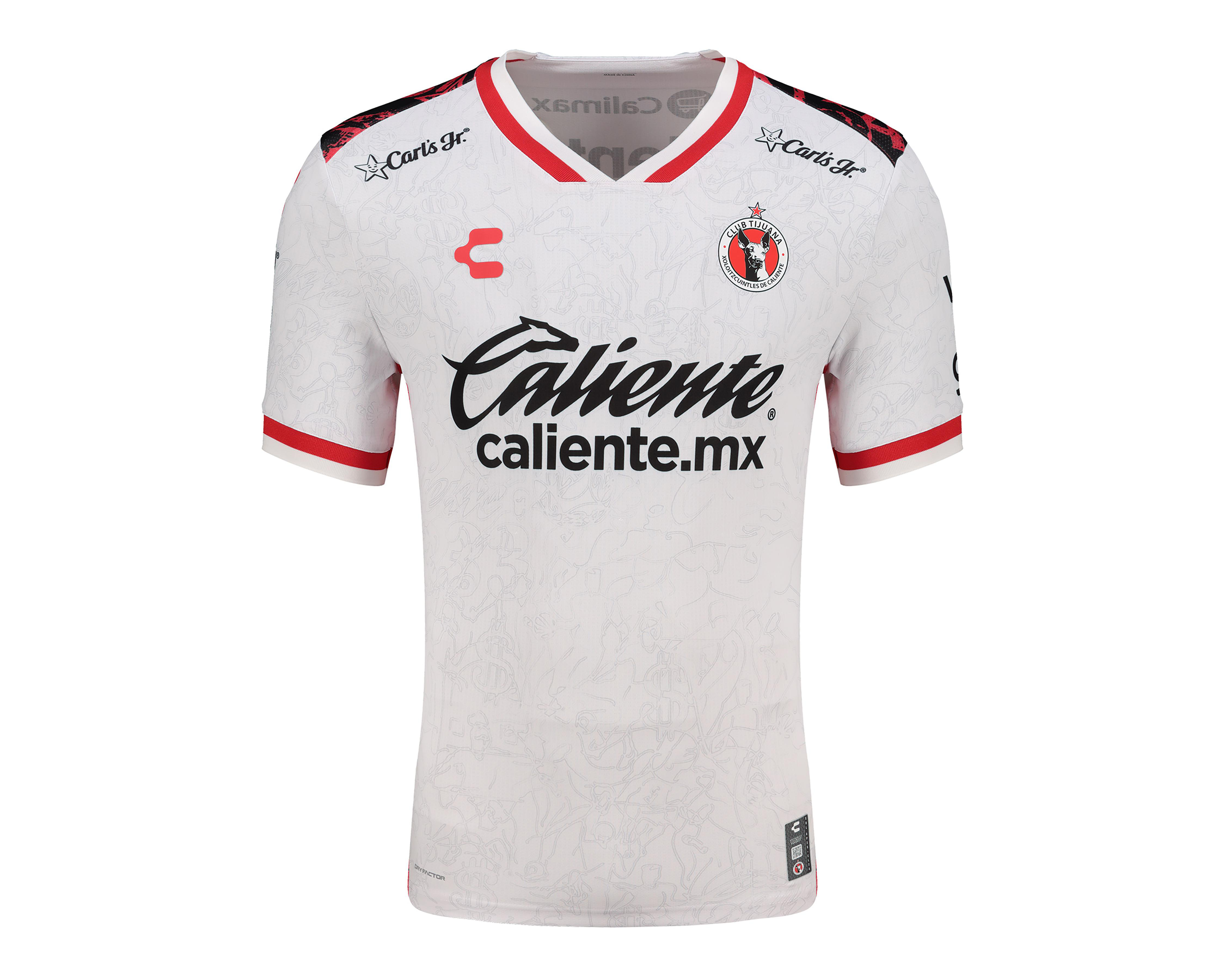 Jersey Charly Xolos de Tijuana Visitante 25/26 para Hombre $1,699