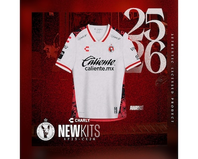 Foto 4 | Jersey Charly Xolos de Tijuana Visitante 25/26 para Hombre