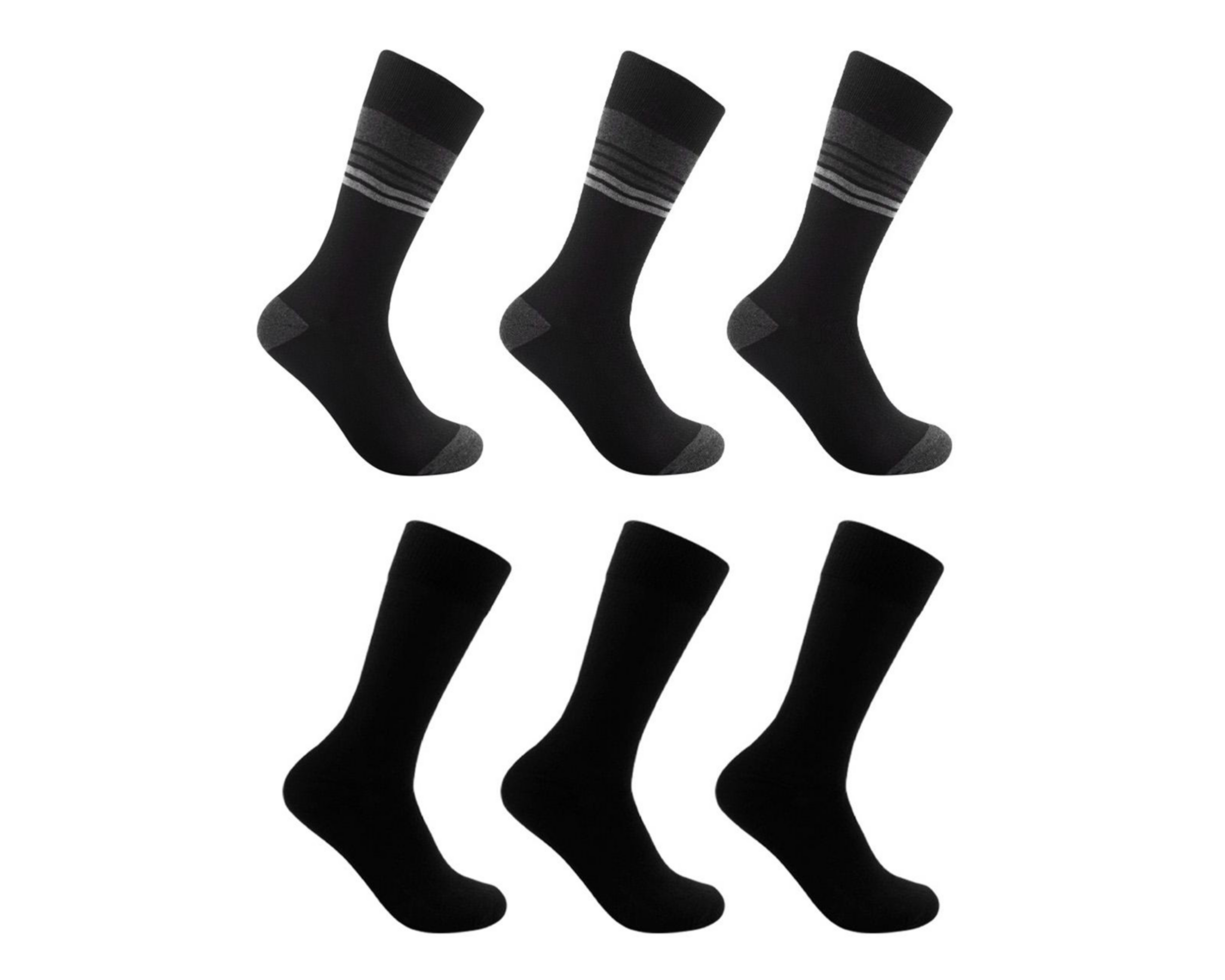 Calcetas Largas de Vestir Fruit of The Loom para Hombre 6 Pares