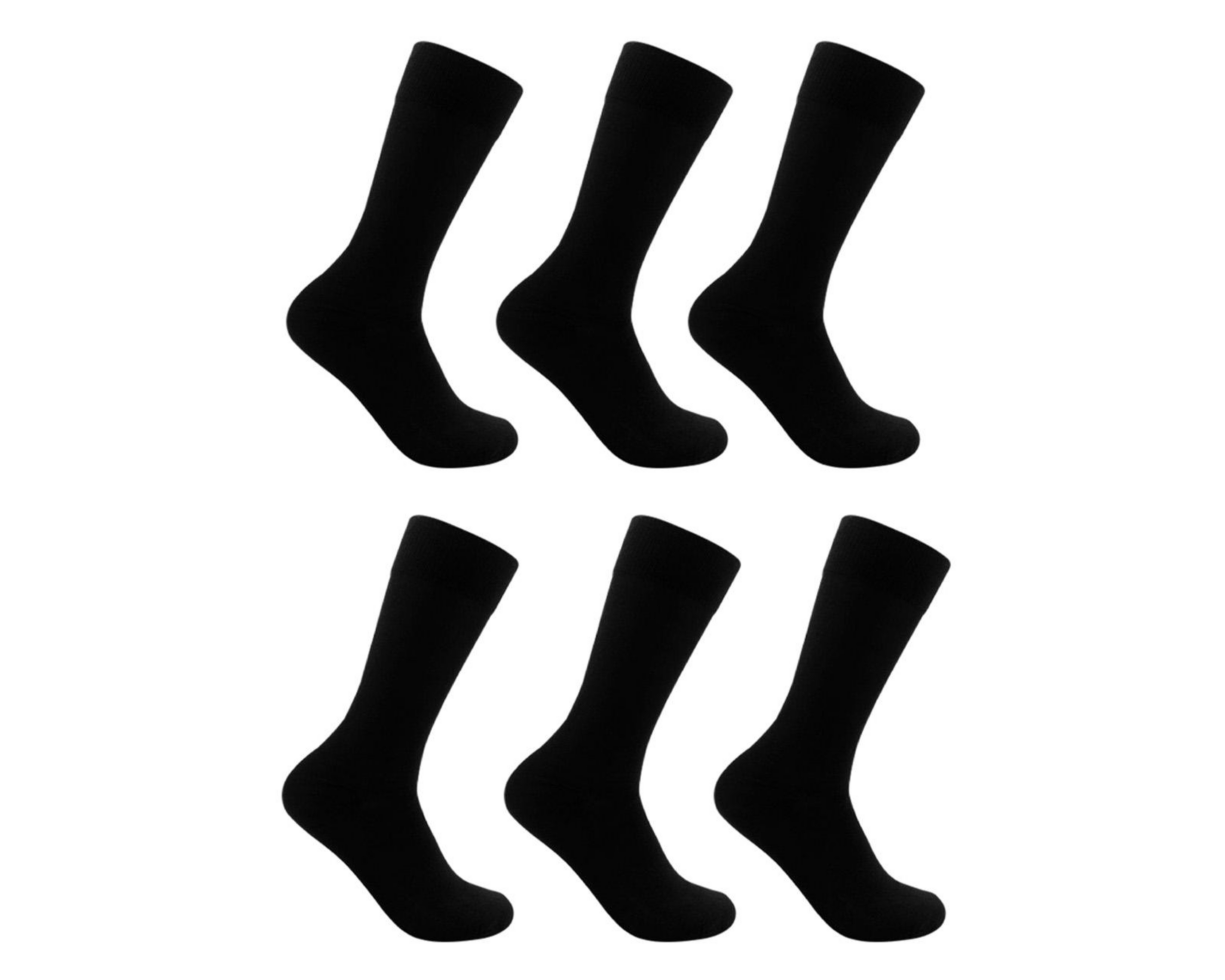Calcetas Largas de Vestir Fruit of The Loom para Hombre 6 Pares