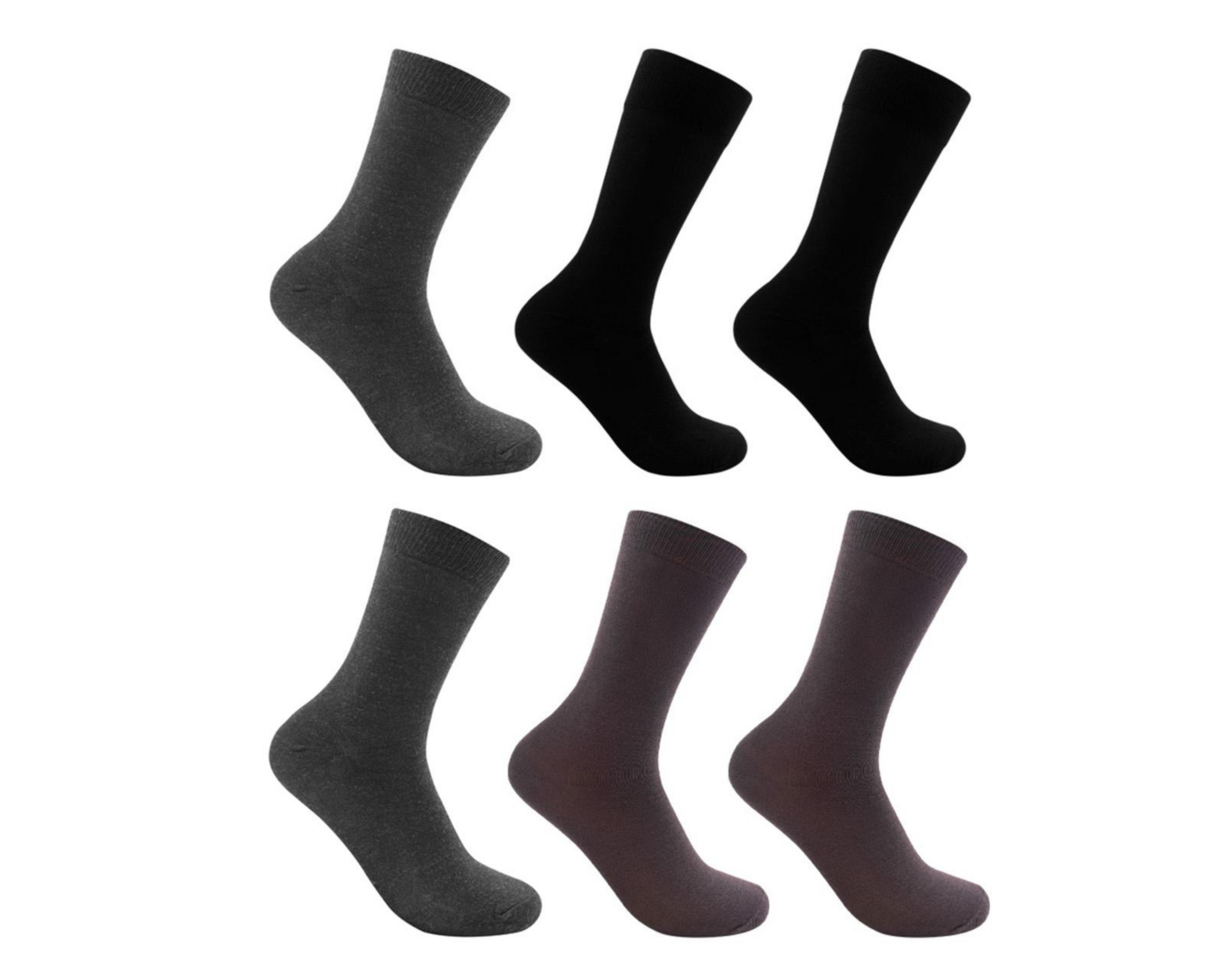 Calcetas Largas de Vestir Fruit of The Loom para Hombre 6 Pares