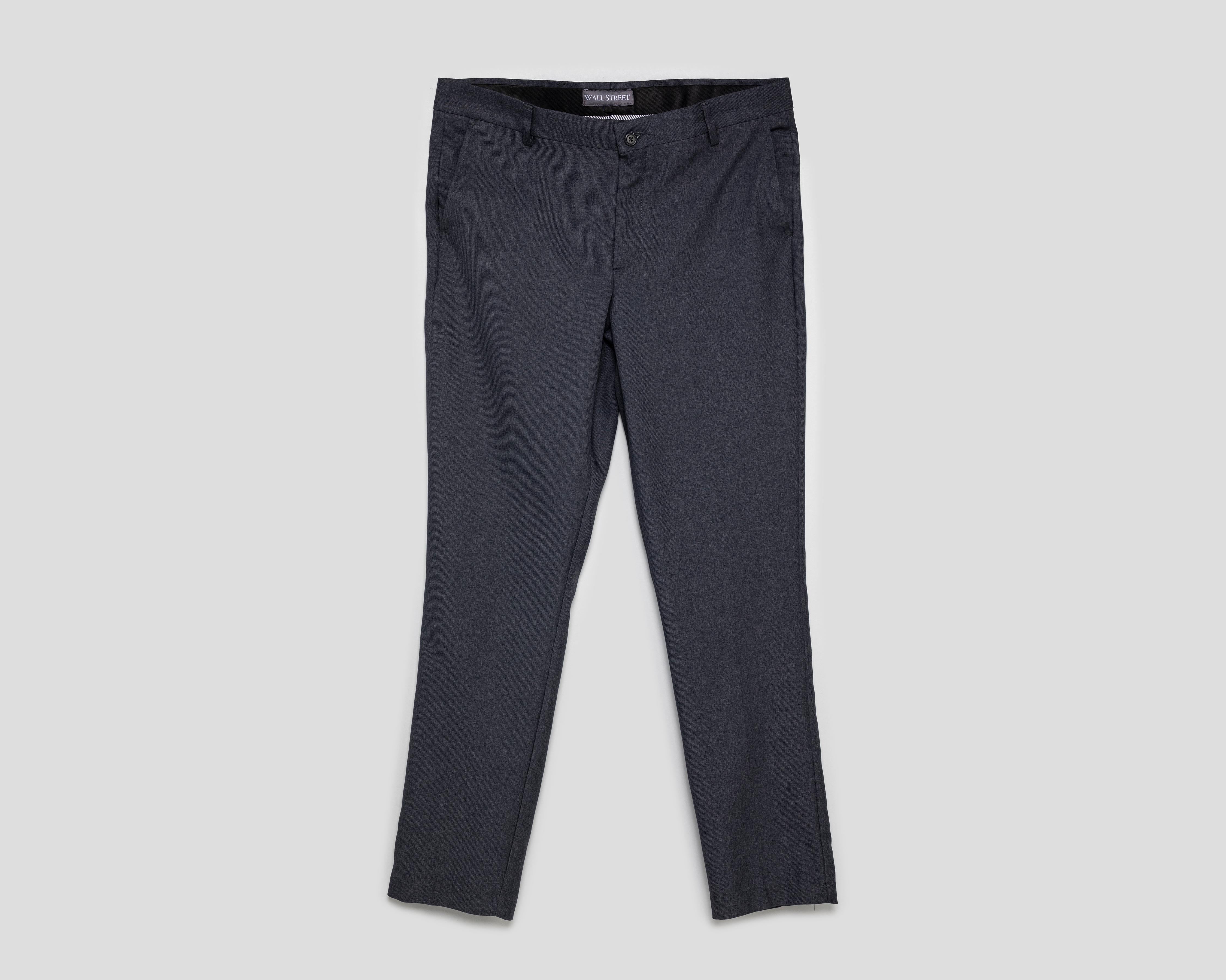 Foto 2 pulgar | Pantalón de Vestir Wall Street Gris para Hombre