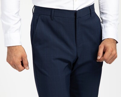 Foto 3 | Pantalón de Vestir Wall Street Azul para Hombre