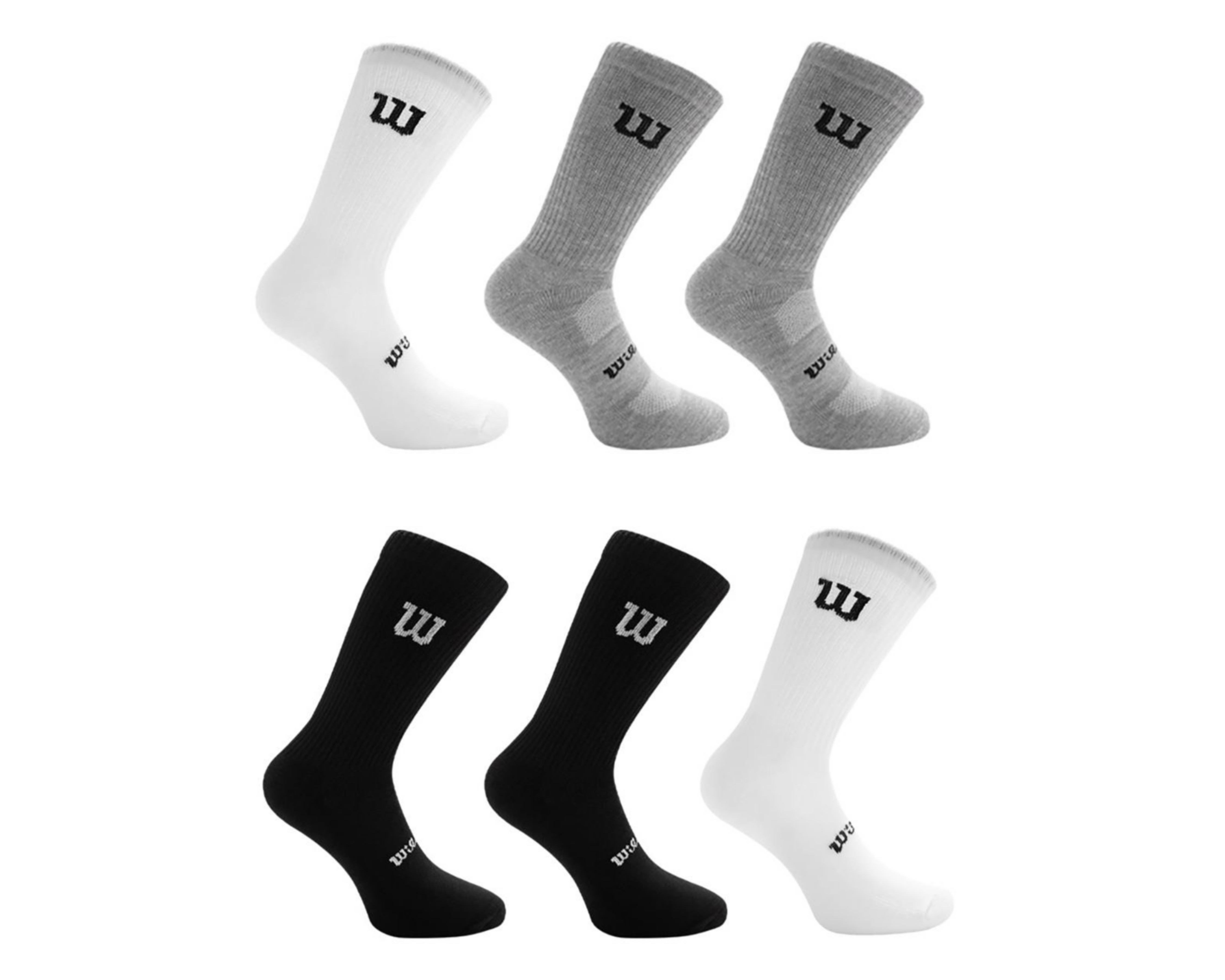 Calcetas Deportivas Wilson para Hombre 6 Pares