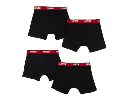 Foto 2 | Bóxer Largo Levi's para Hombre 4 Piezas