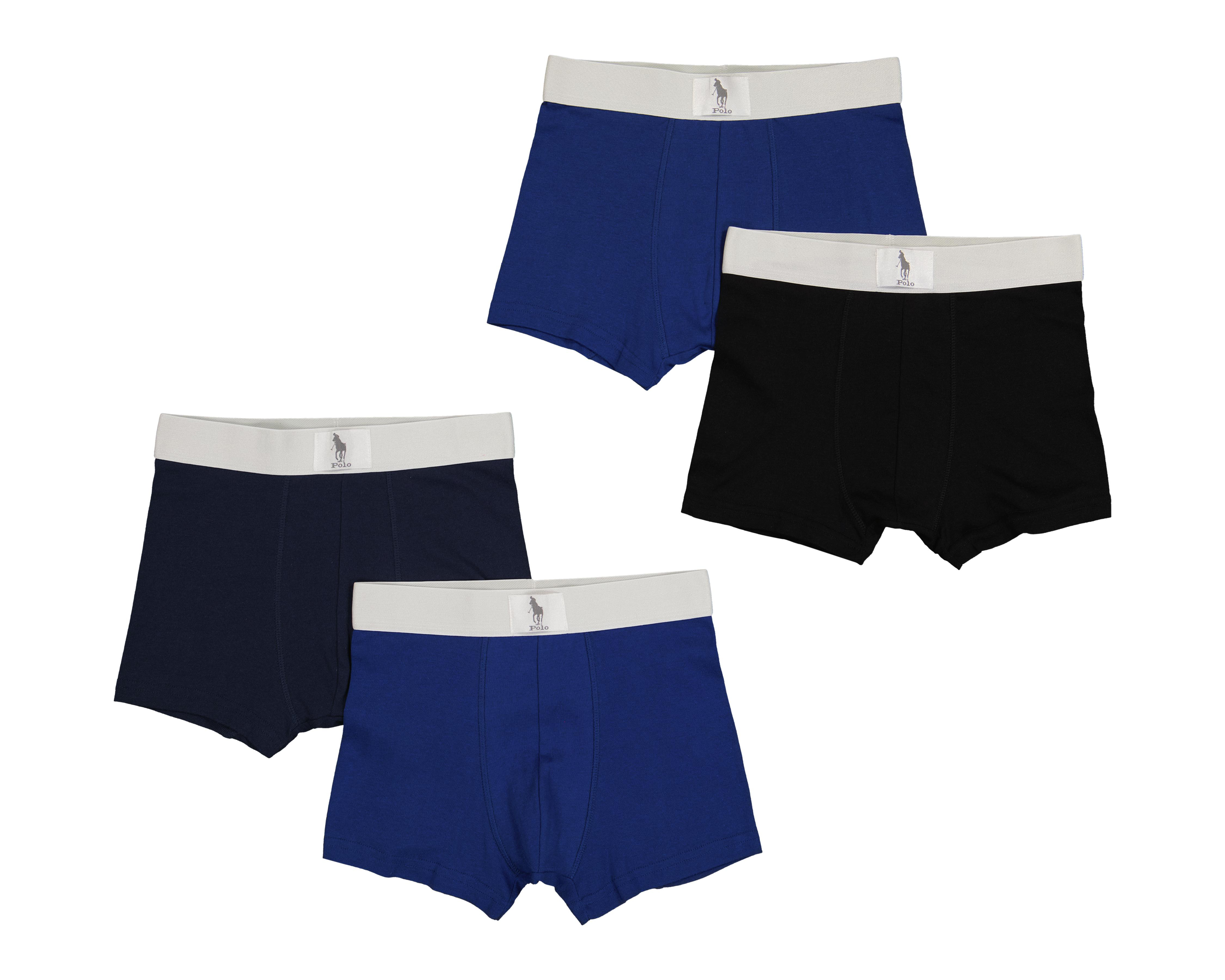 Bóxer Corto HPC Polo para Hombre 4 Piezas