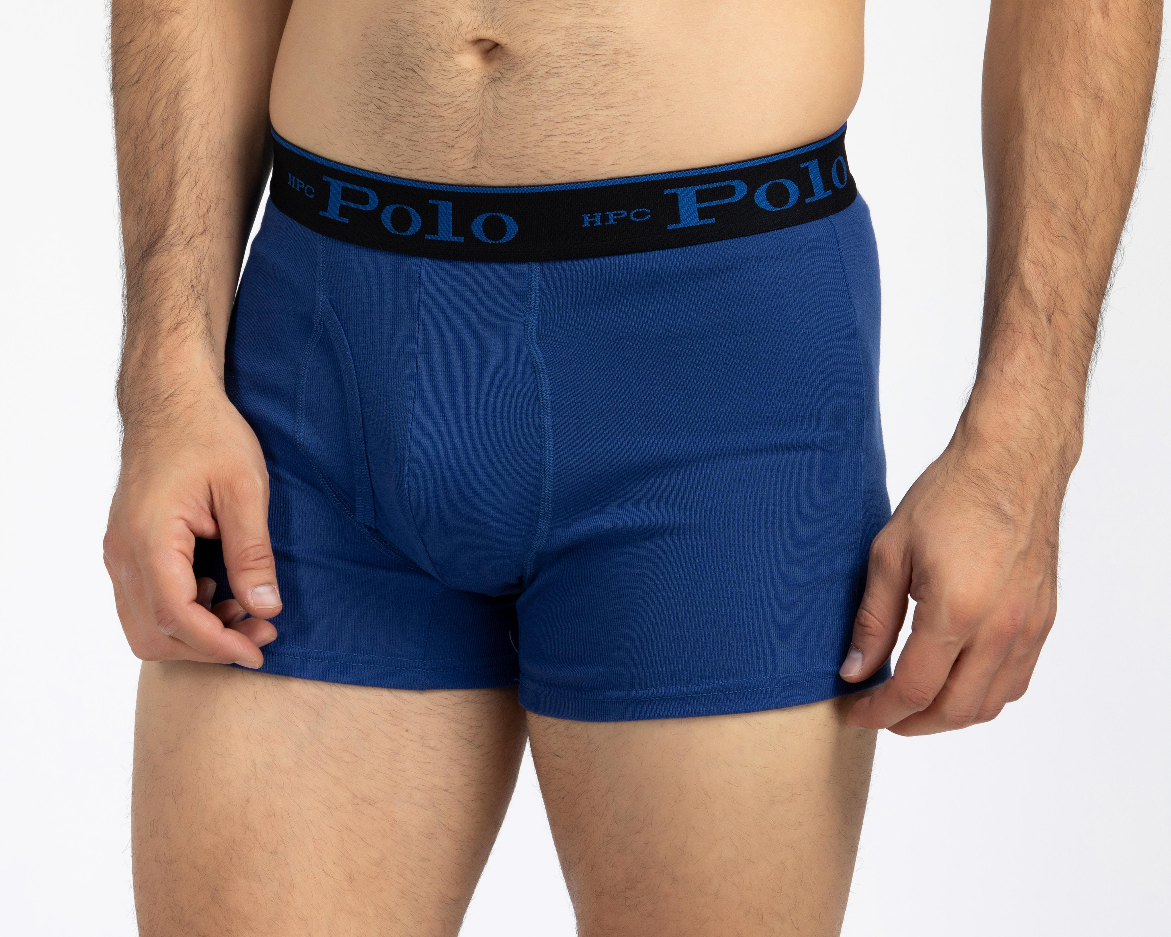 Foto 2 | Bóxer Largo HPC Polo para Hombre 4 Piezas