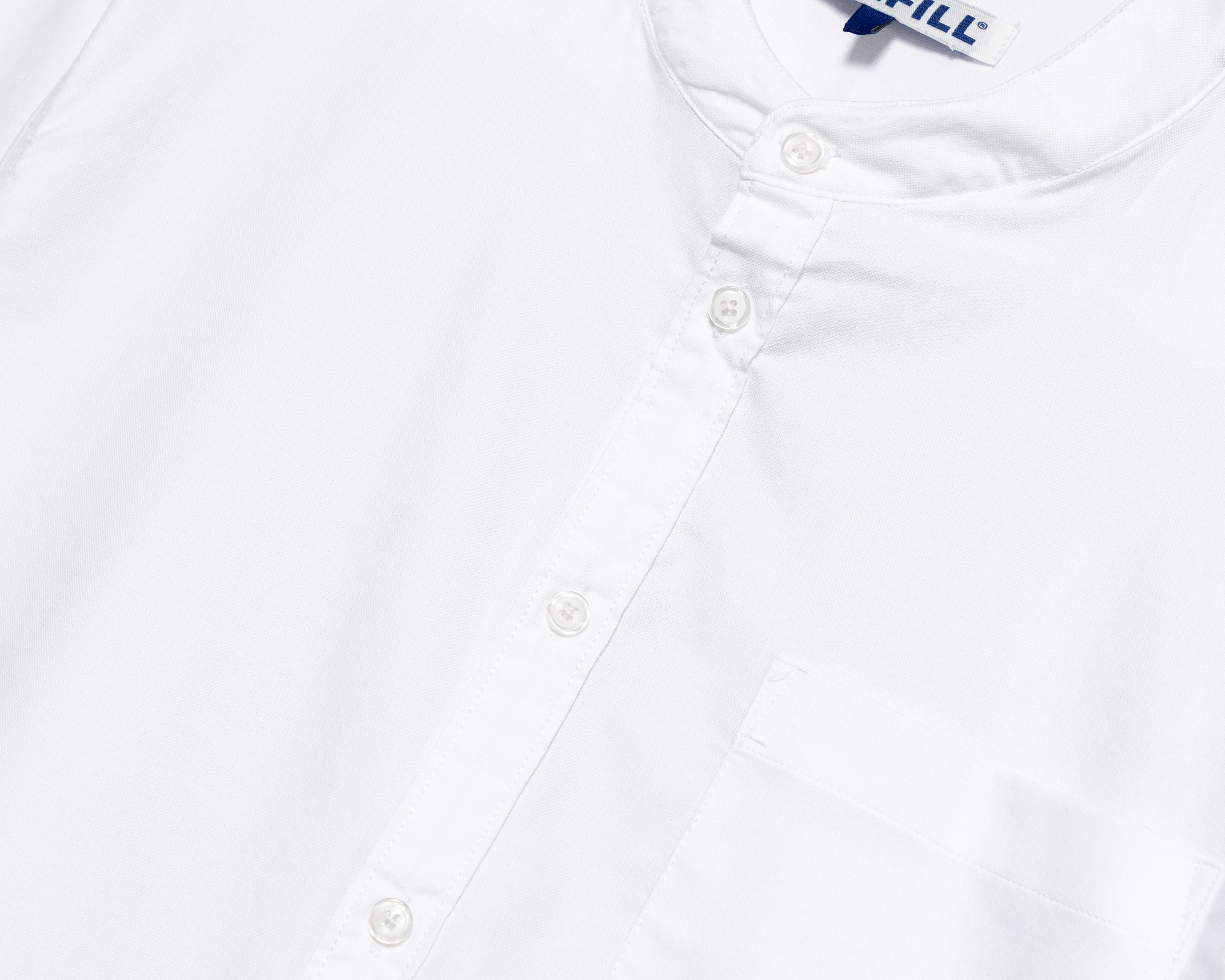 Foto 4 pulgar | Camisa Casual de Algodón Refill Regular Blanca para Hombre