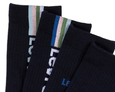 Foto 2 | Calcetas Largas Levi's para Hombre 4 Pares