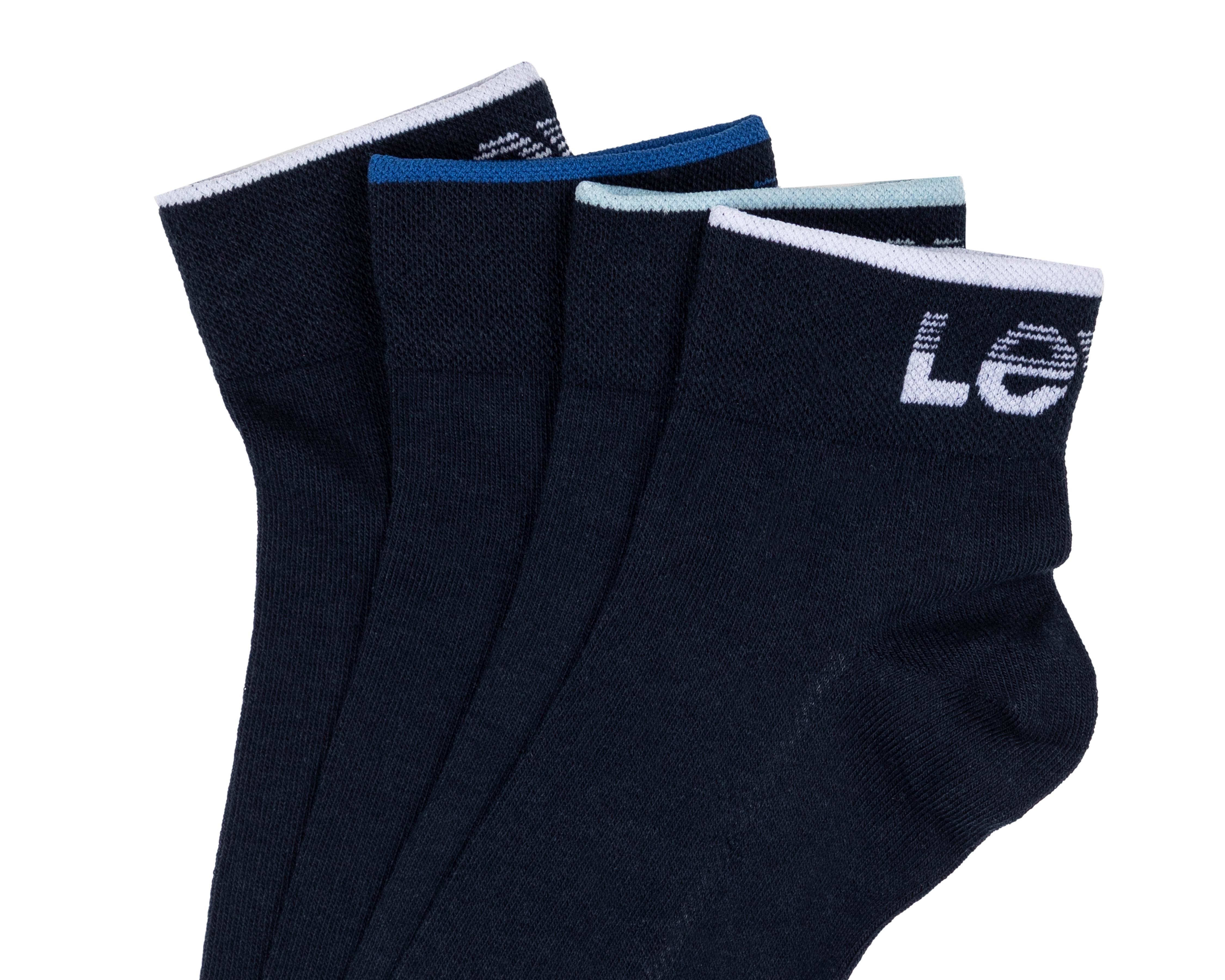 Foto 2 | Calcetas Deportivas Levi's para Hombre 4 Pares