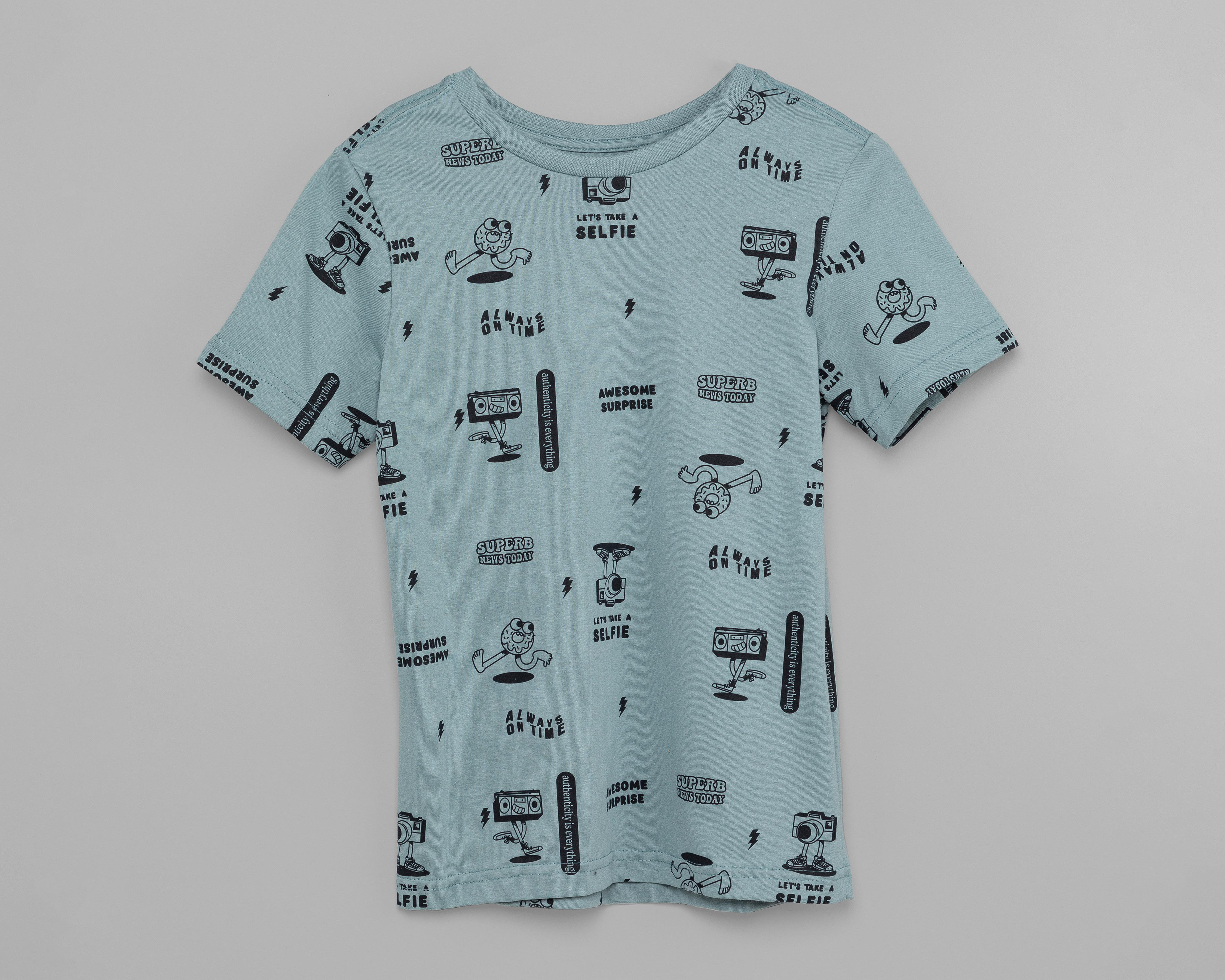 Foto 4 | Playera Refill Estampada Juvenil