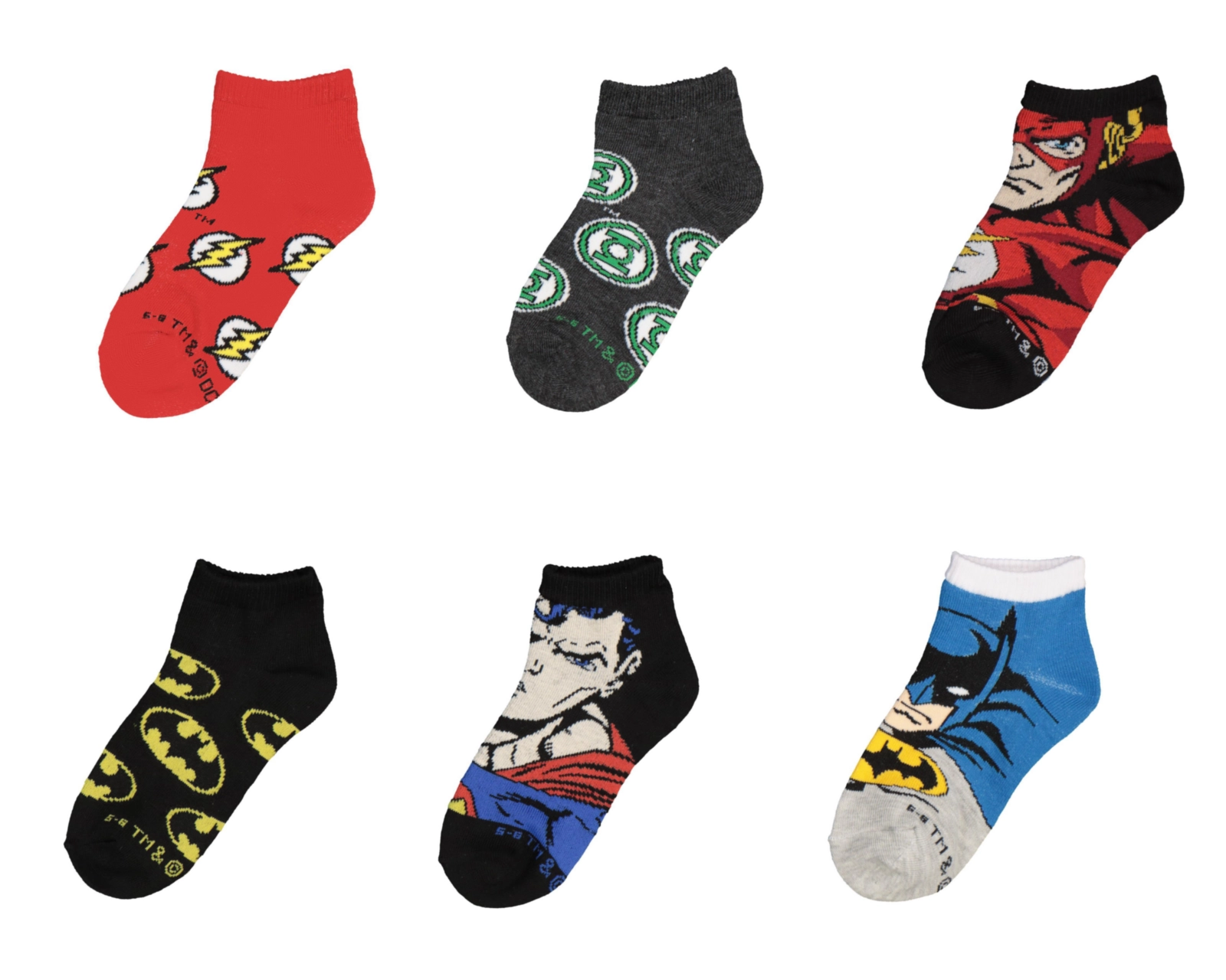 Calcetas Tines Justice League para Niño 6 Pares