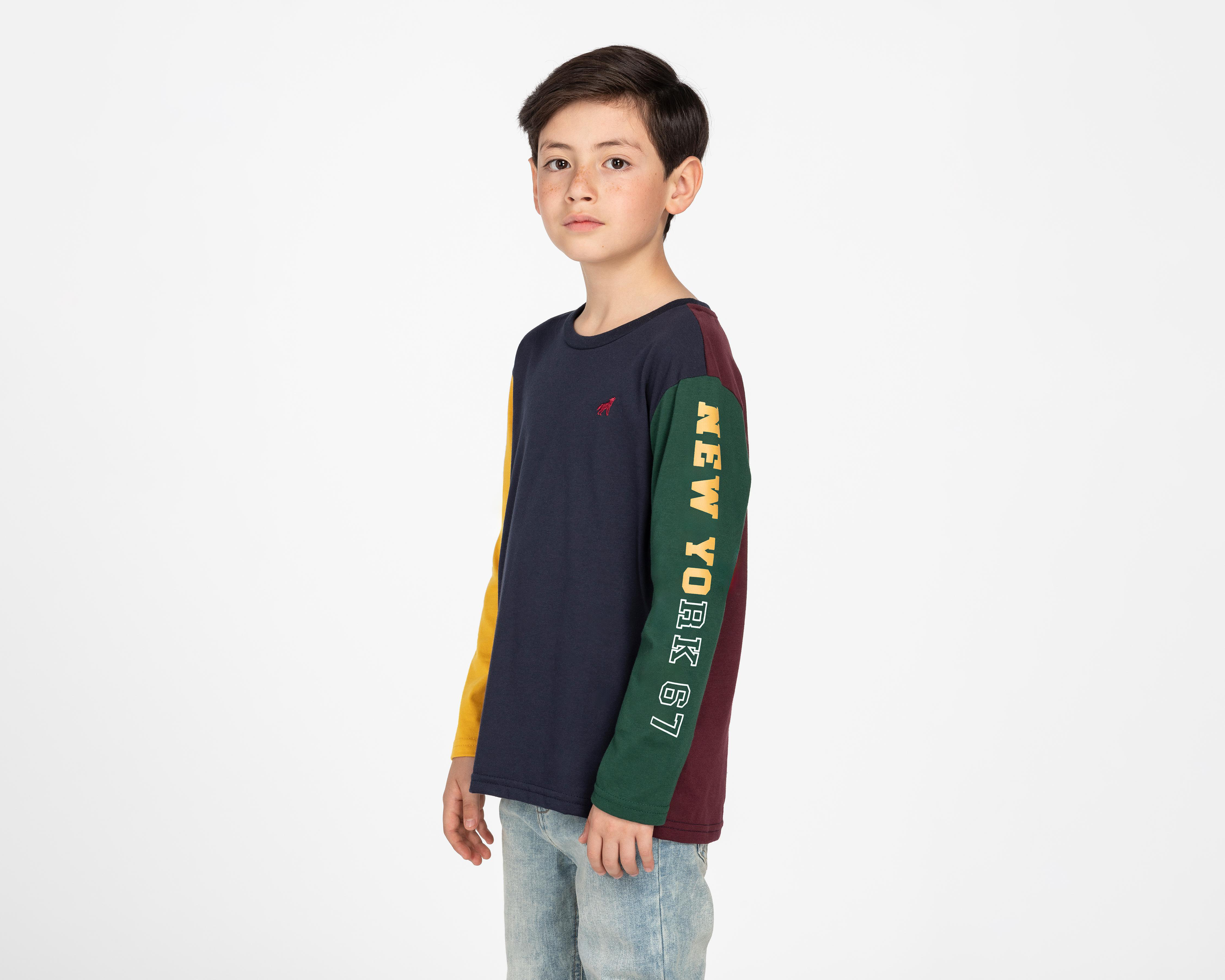Playera Refill Estampada para Niño