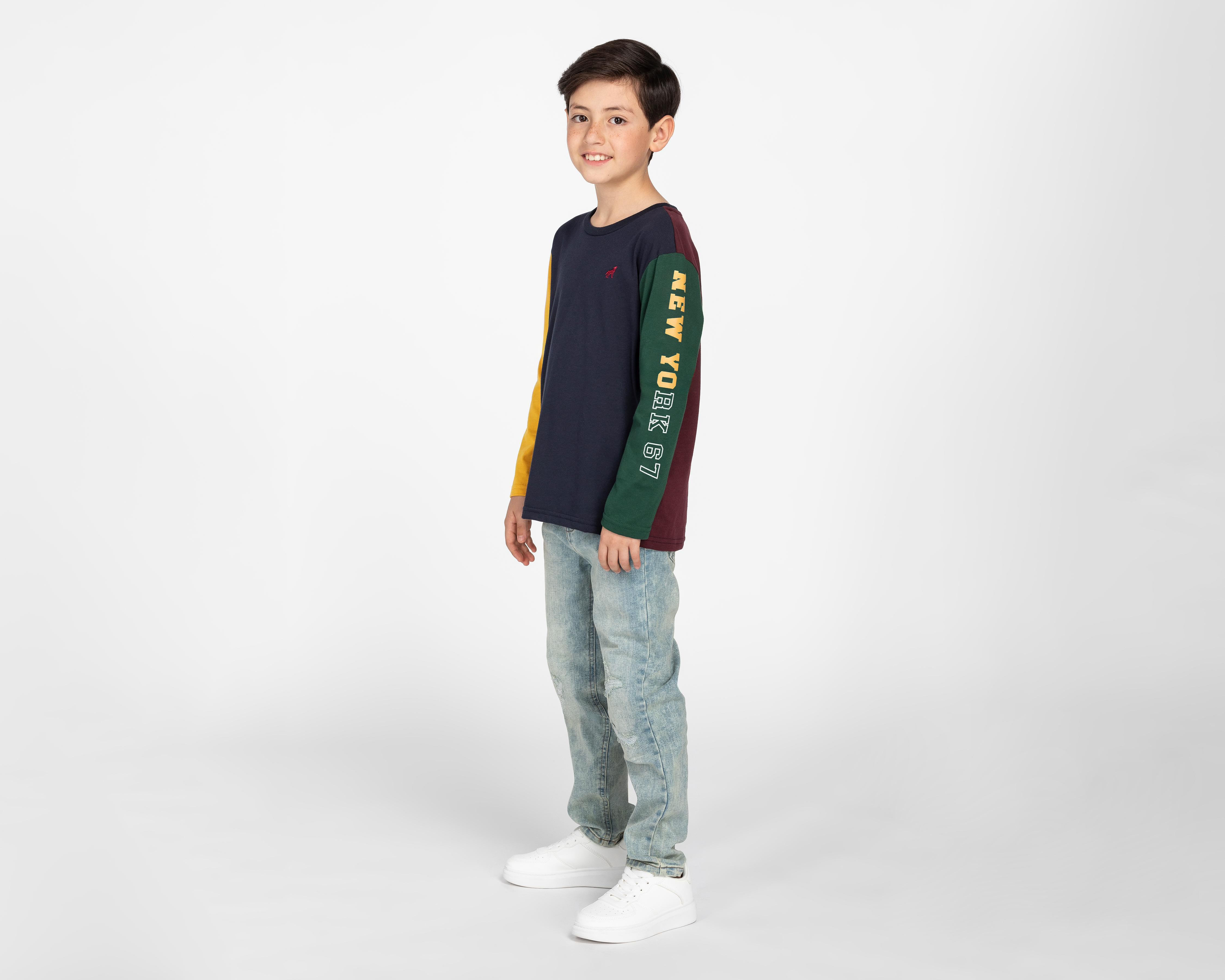 Foto 3 pulgar | Playera Refill Estampada para Niño