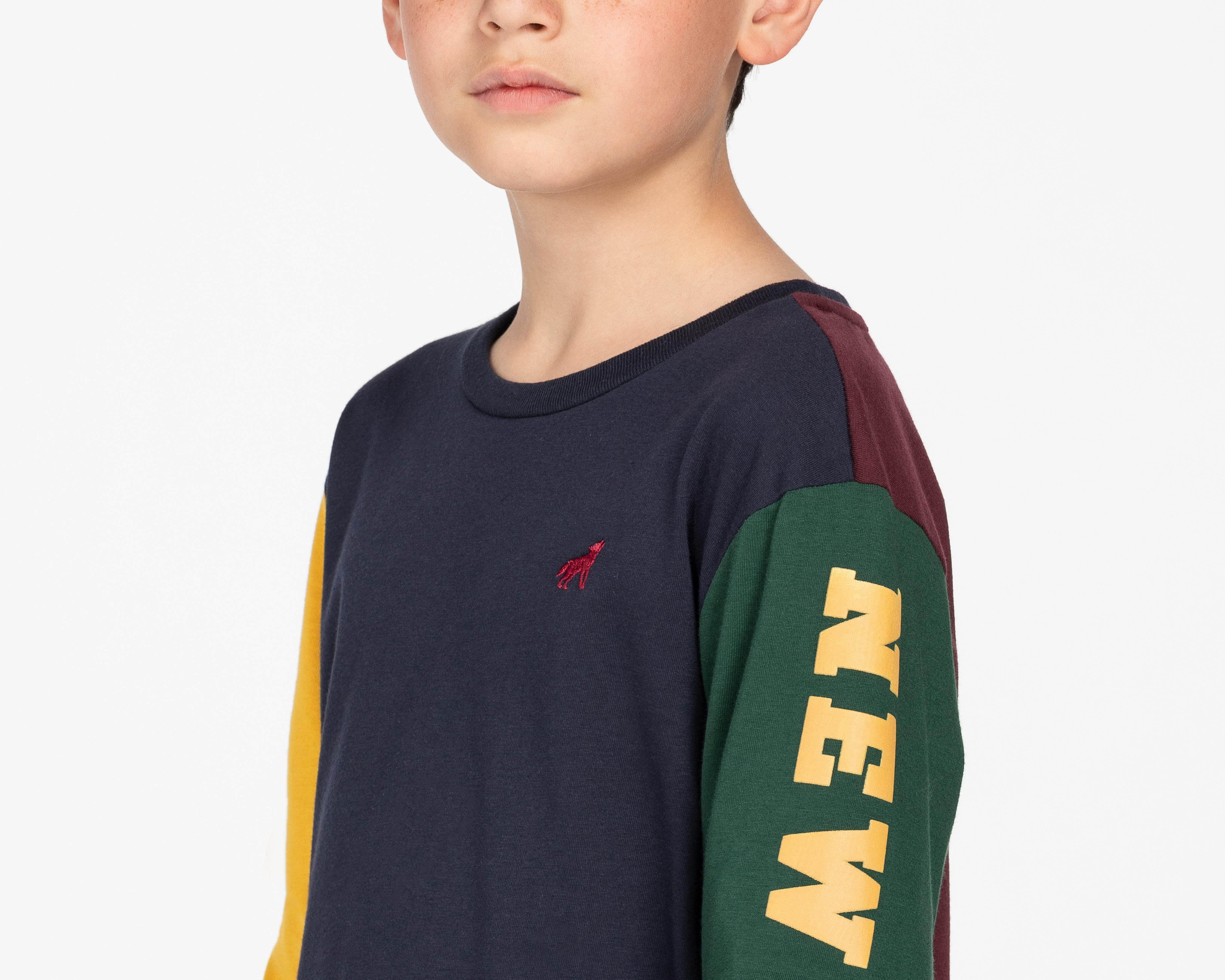 Foto 5 pulgar | Playera Refill Estampada para Niño