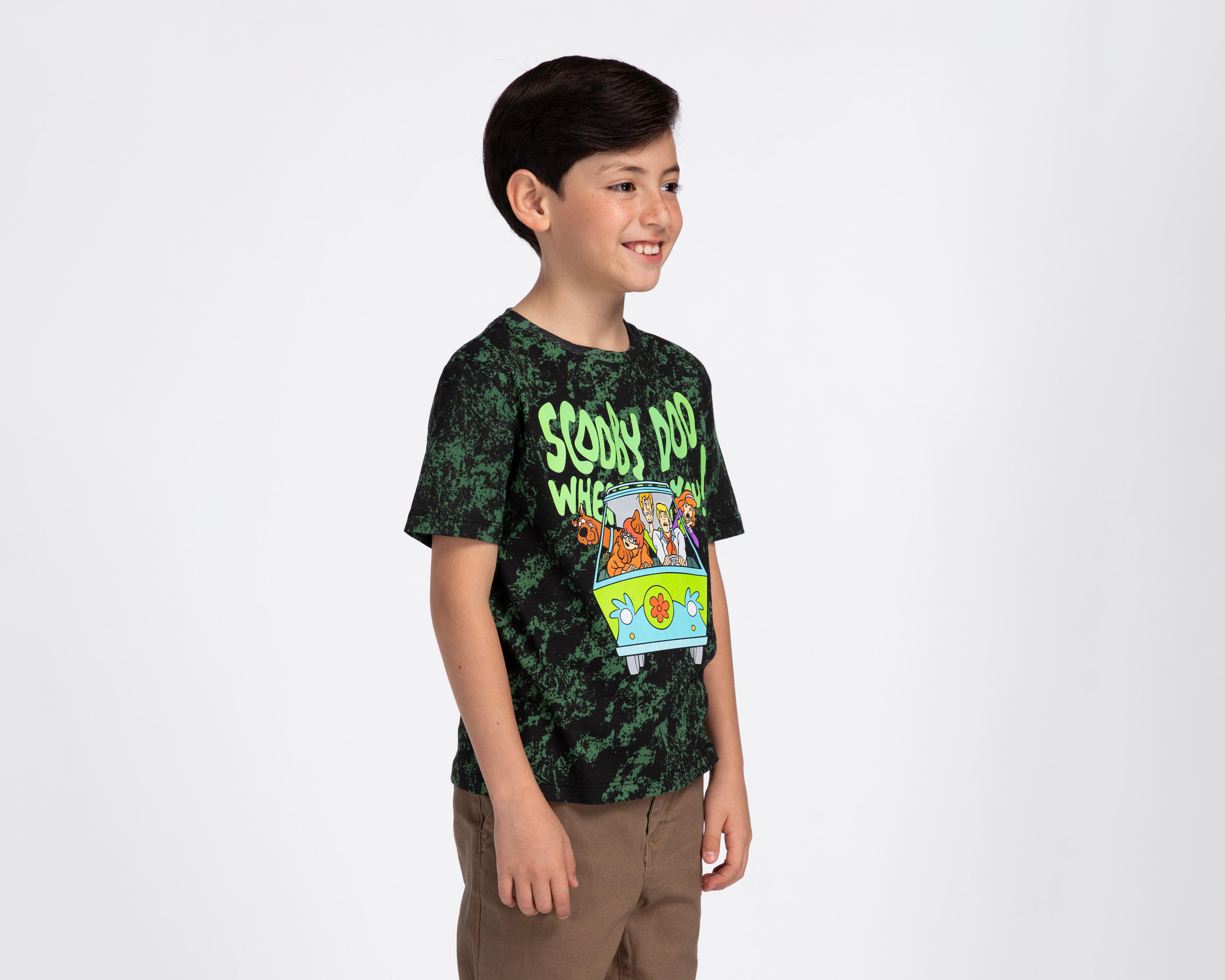 Foto 2 pulgar | Playera Scooby-Doo Estampada para Niño