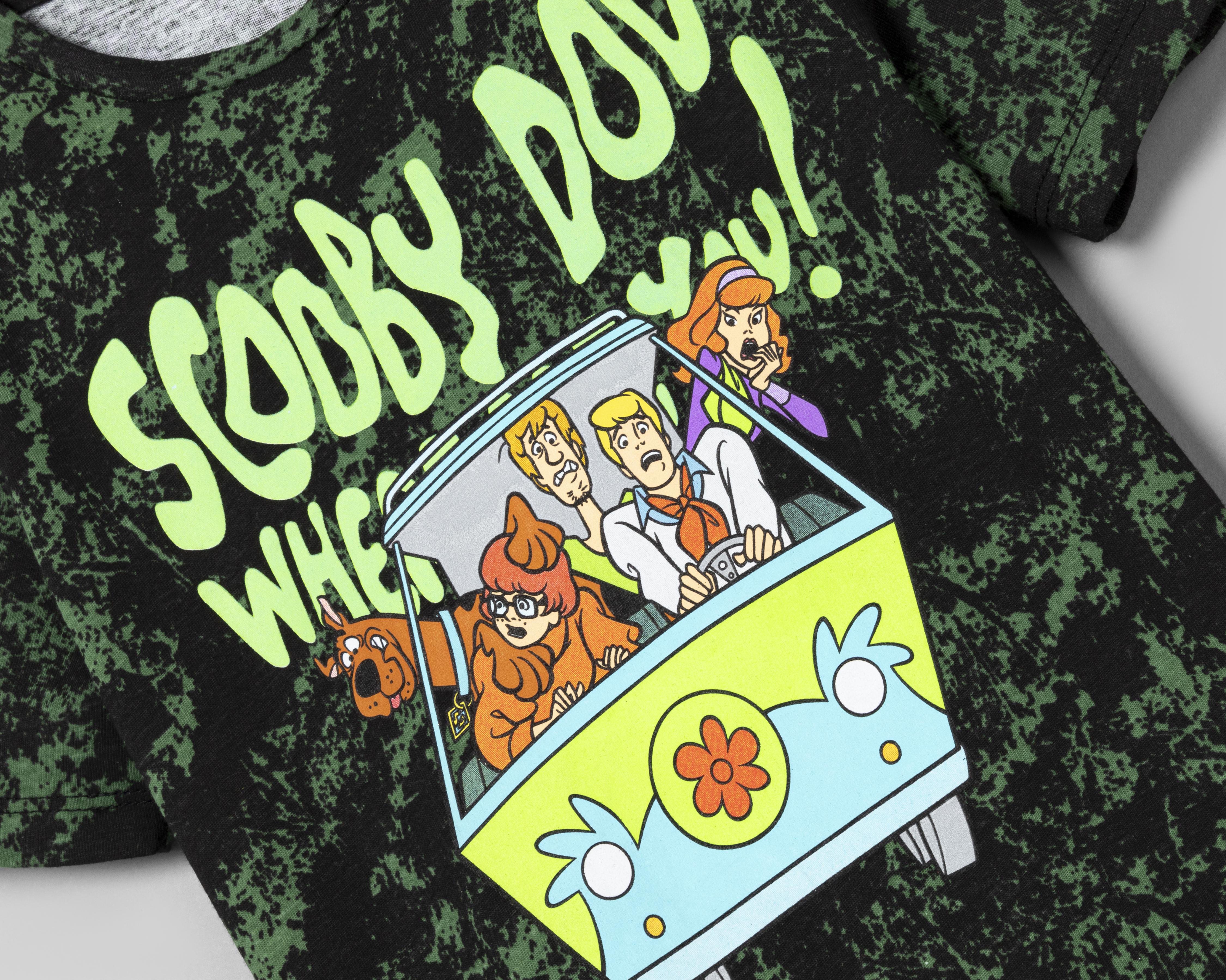 Foto 7 pulgar | Playera Scooby-Doo Estampada para Niño