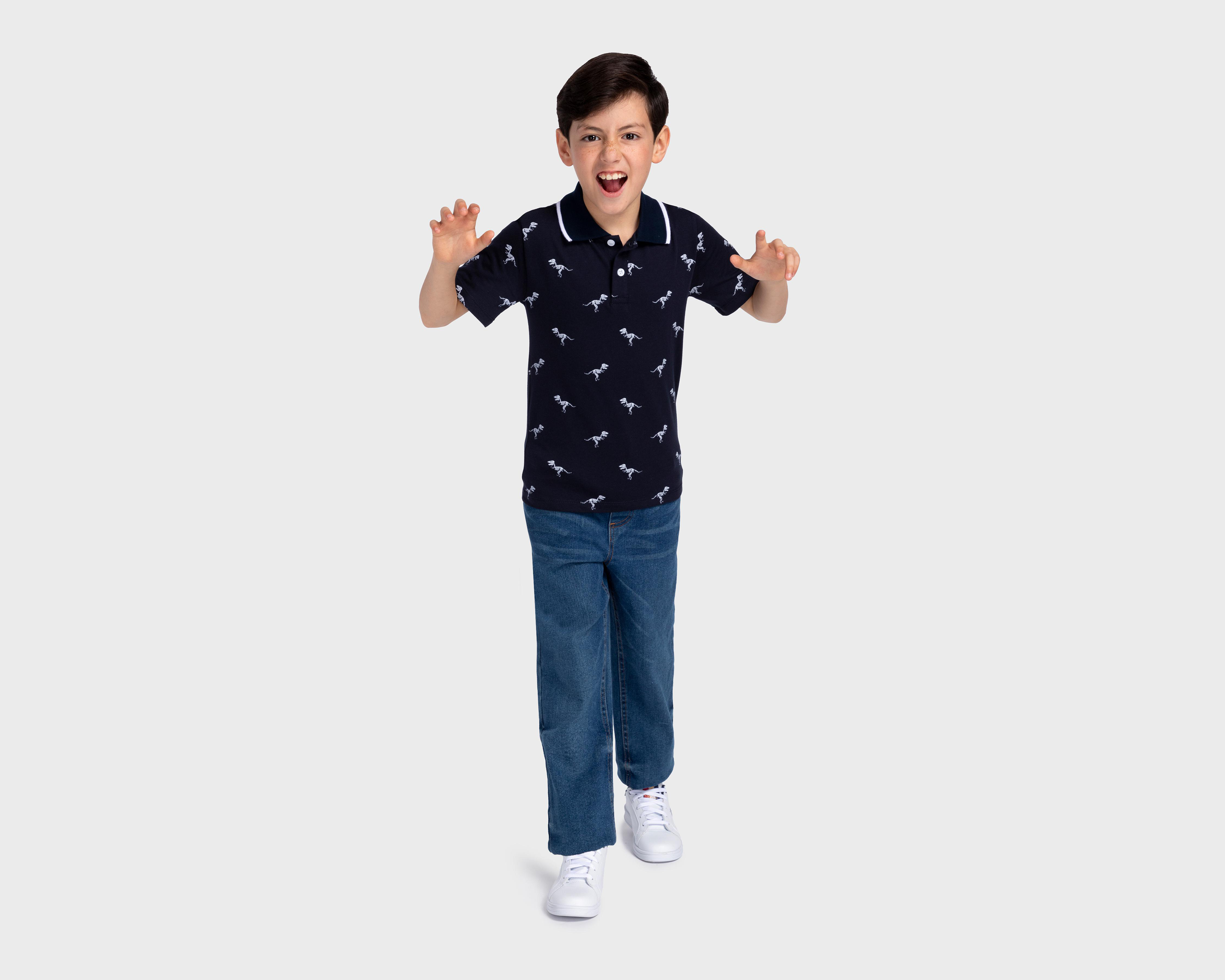 Foto 2 | Playera Refill Print de Dinosaurios para Niño