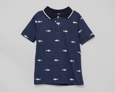 Foto 5 | Playera Refill Print de Tiburones para Niño