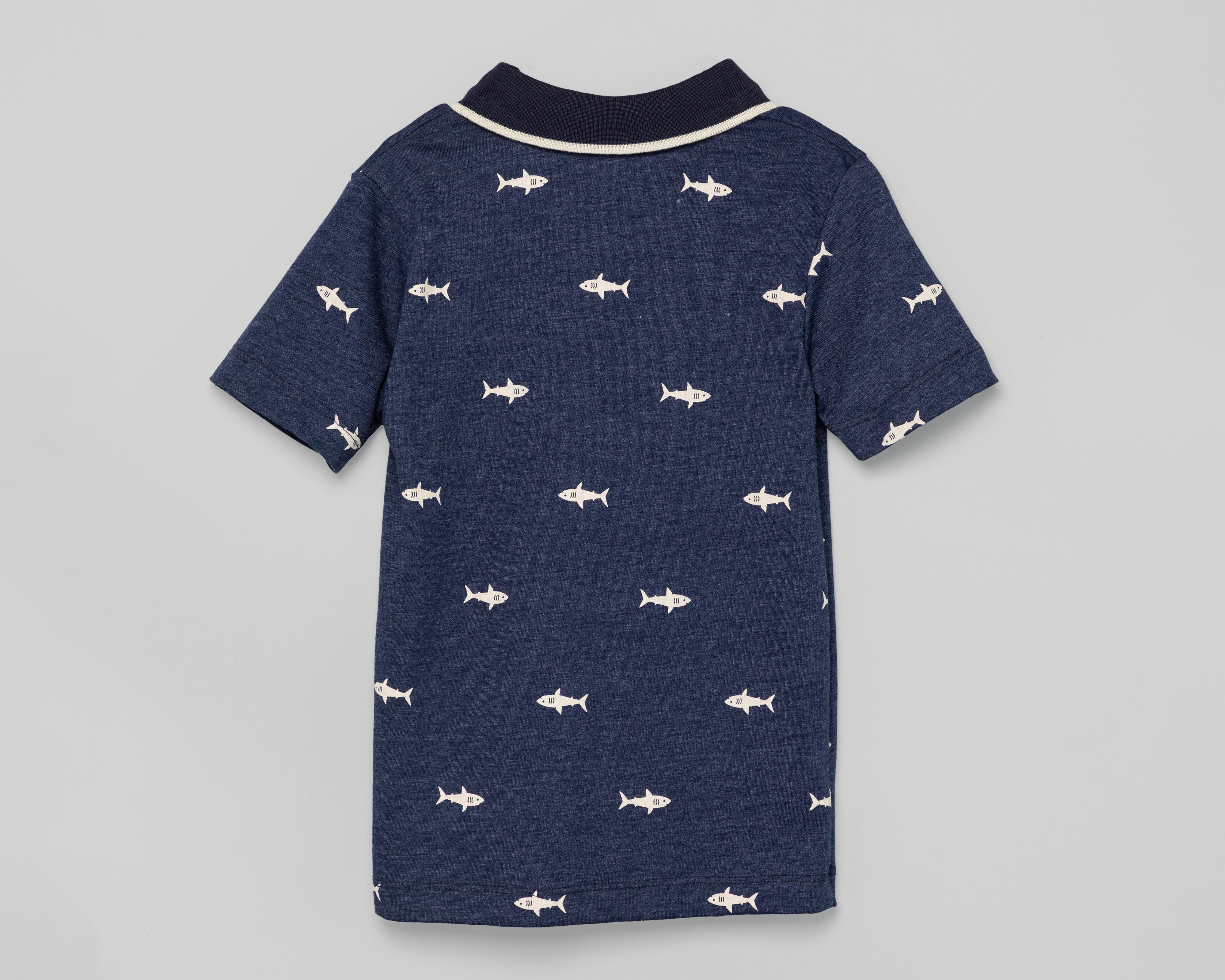 Foto 7 pulgar | Playera Refill Print de Tiburones para Niño