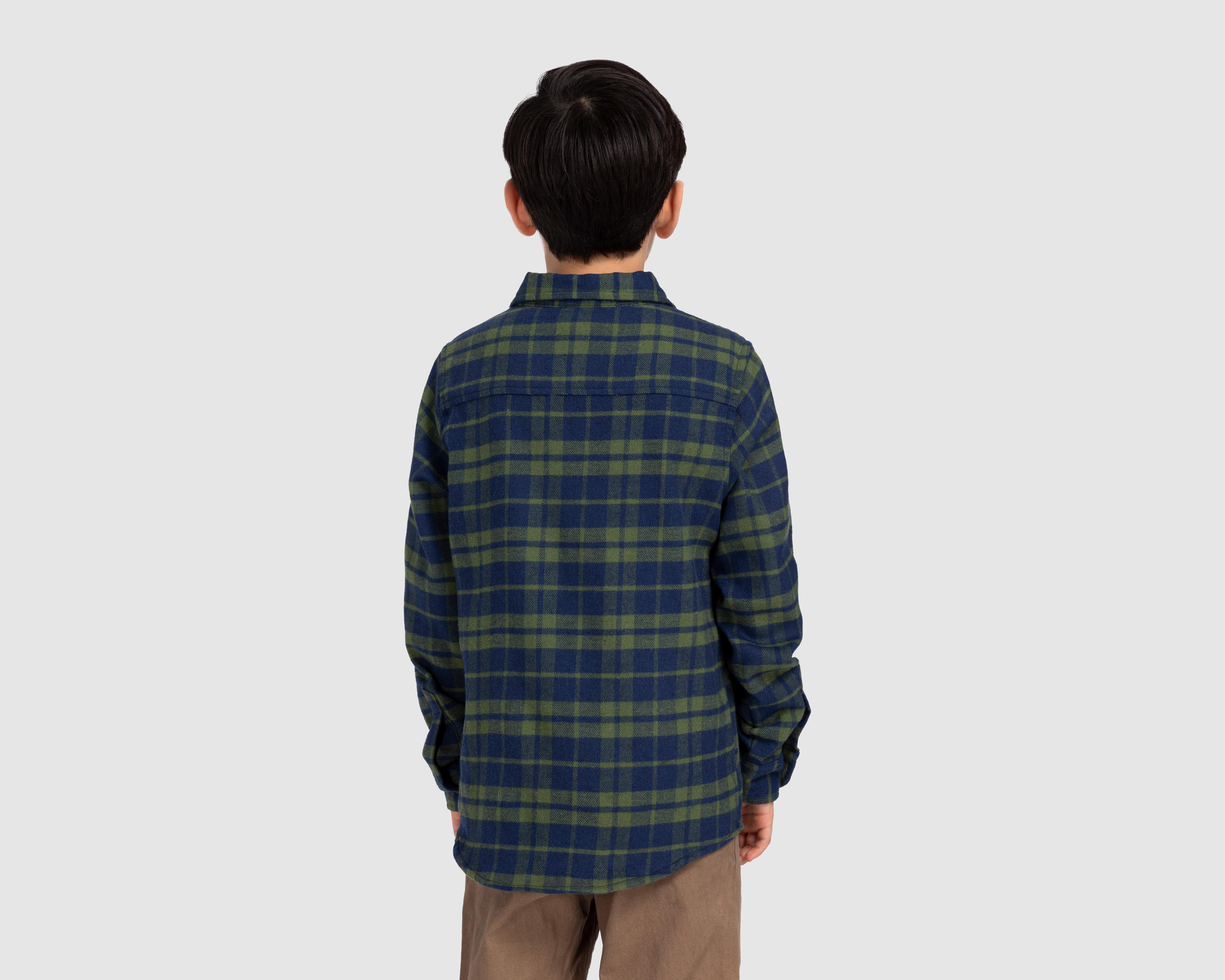 Foto 4 pulgar | Camisa Neo*City Manga Larga a Cuadros para Niño