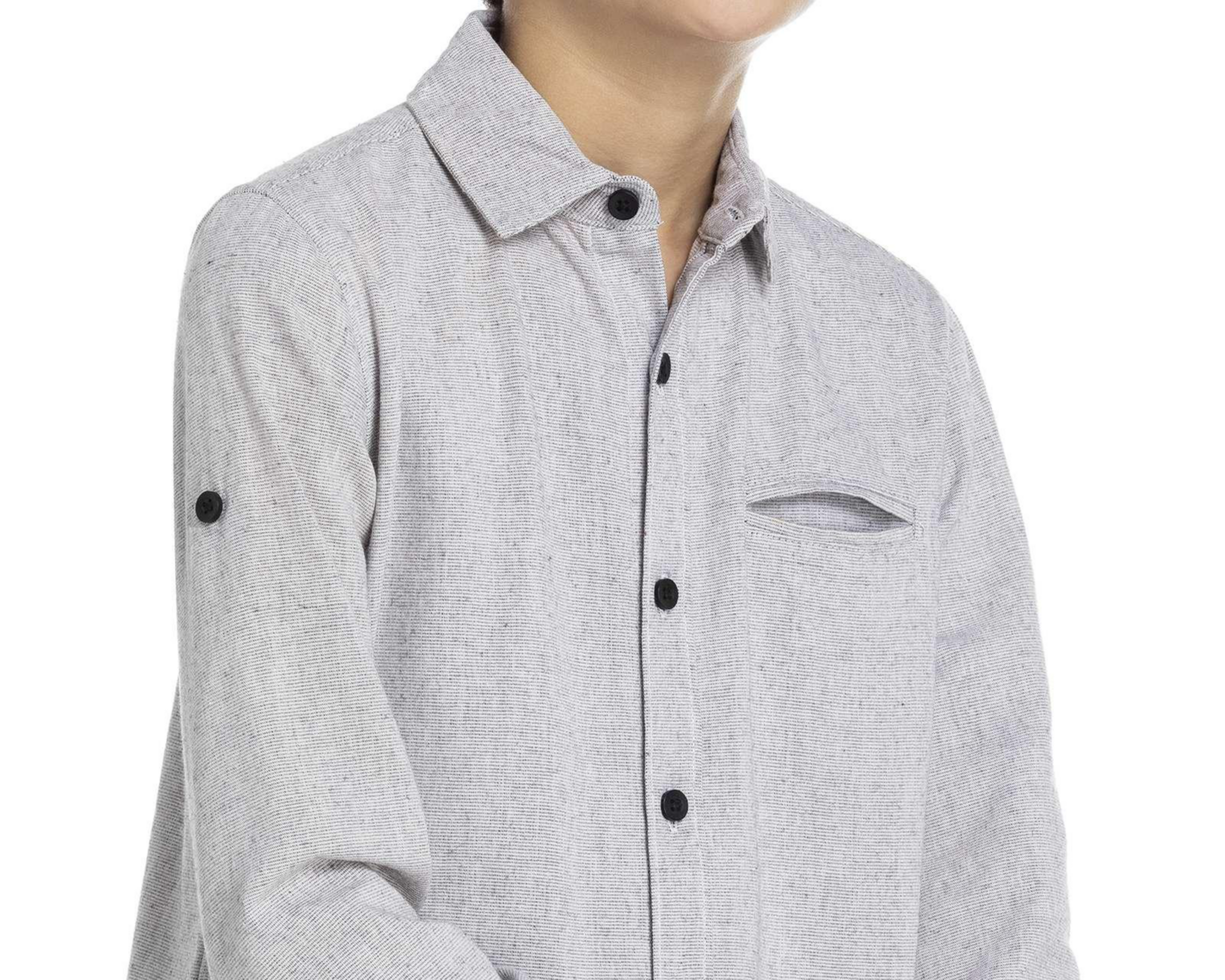 Foto 4 pulgar | Camisa Gris marca Refill Kids para Niño