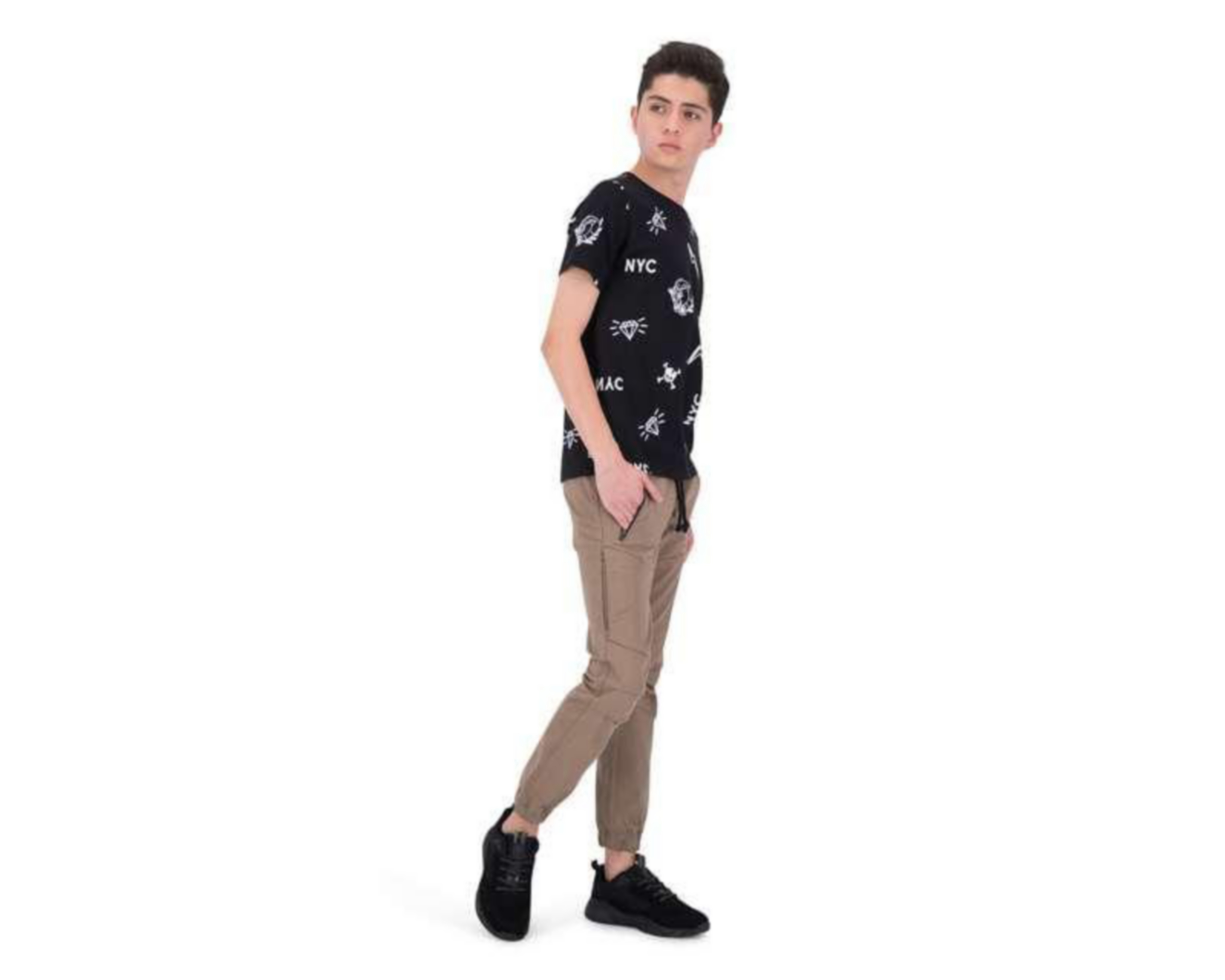 Foto 3 pulgar | Playera Neo*City Estampada Juvenil