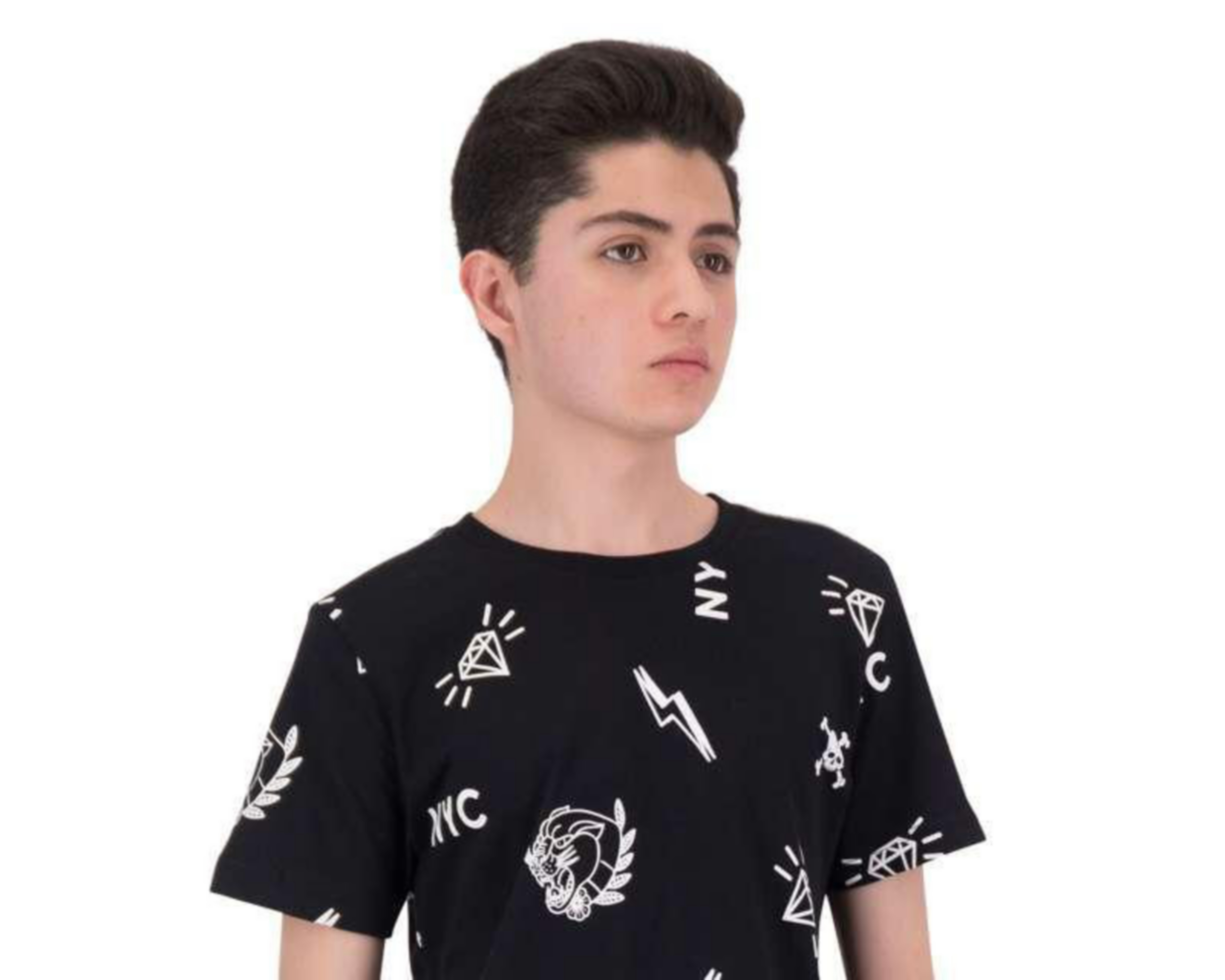 Foto 5 pulgar | Playera Neo*City Estampada Juvenil