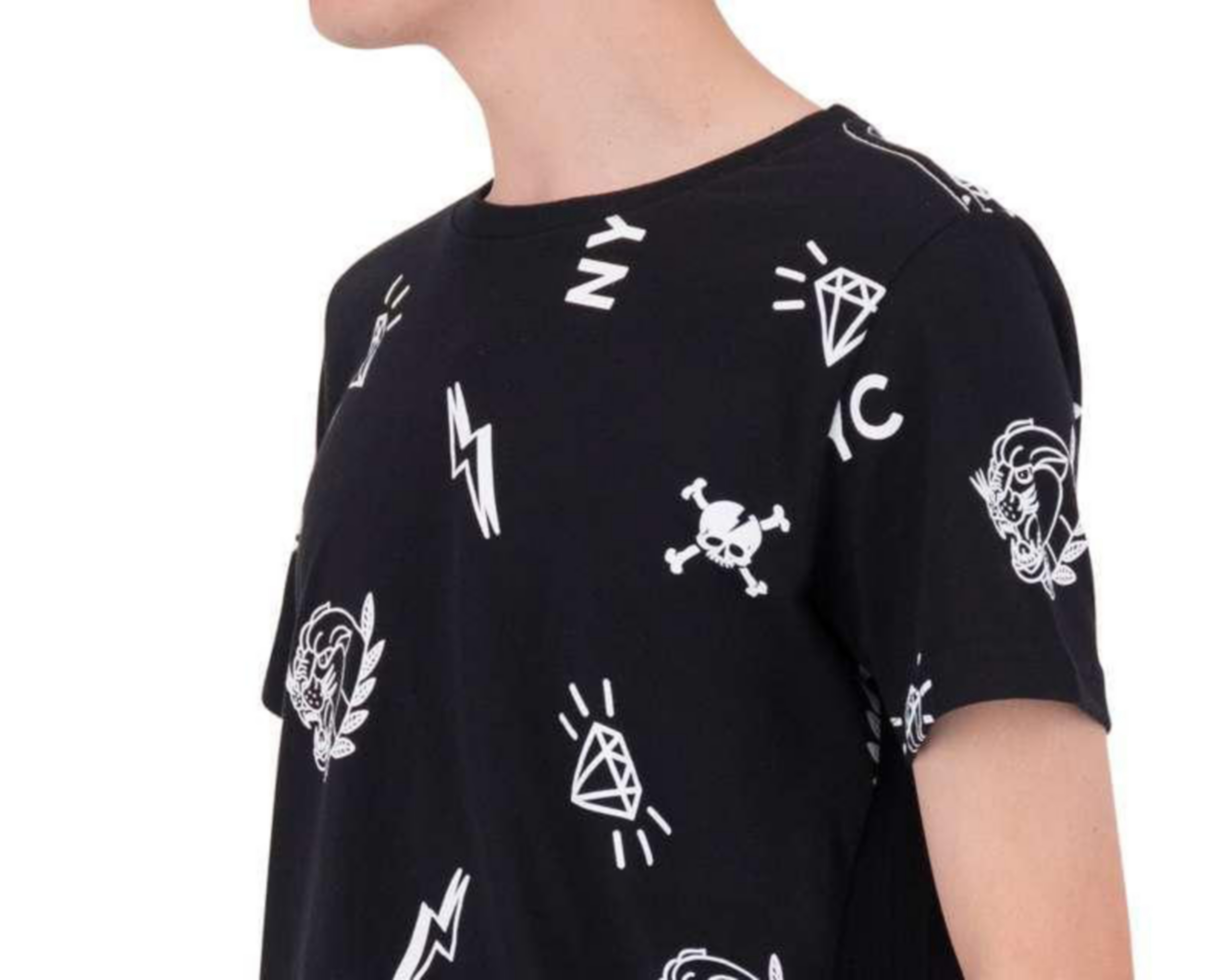 Foto 6 pulgar | Playera Neo*City Estampada Juvenil