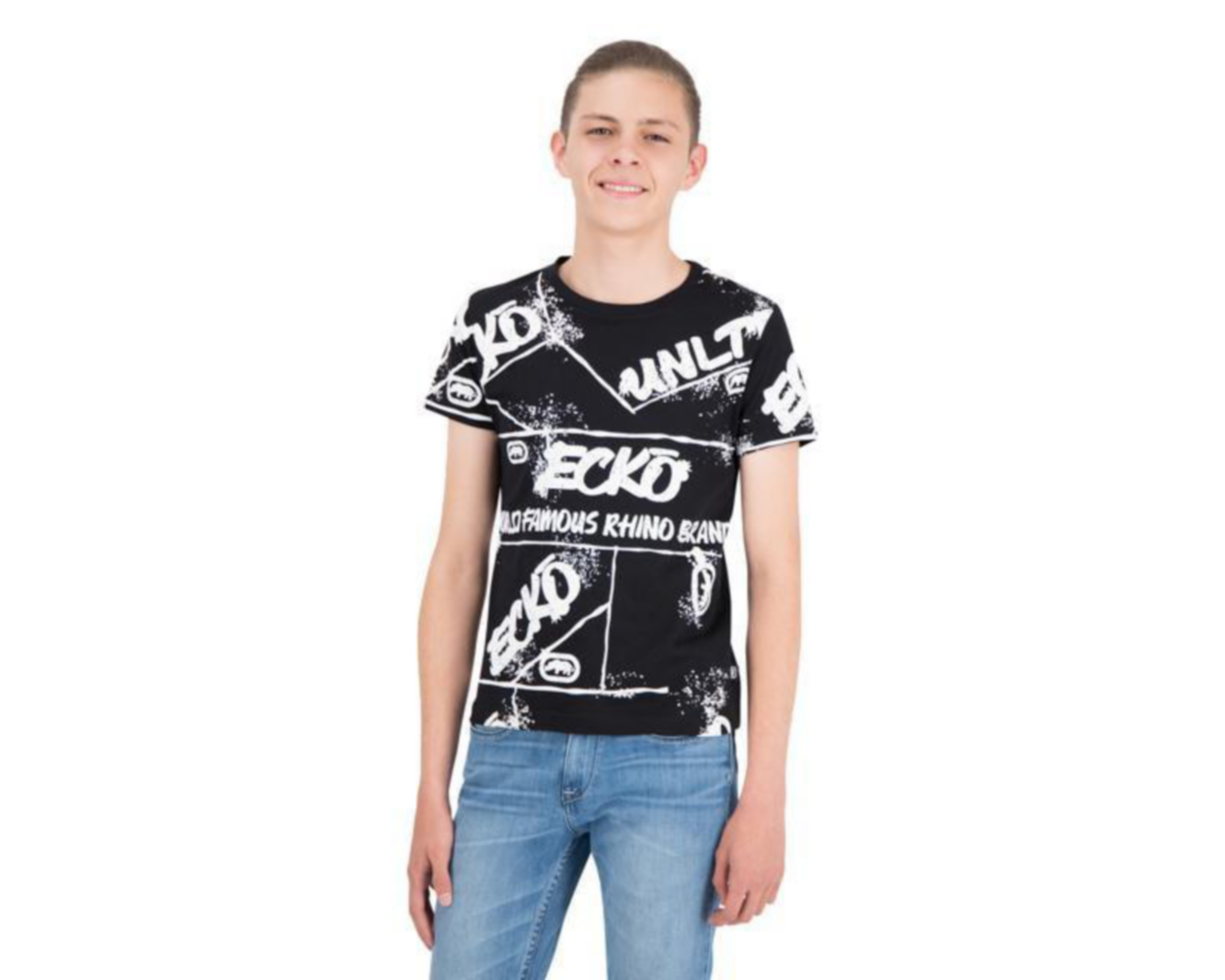 Foto 2 pulgar | Playera Eckó Unltd. Estampada Juvenil