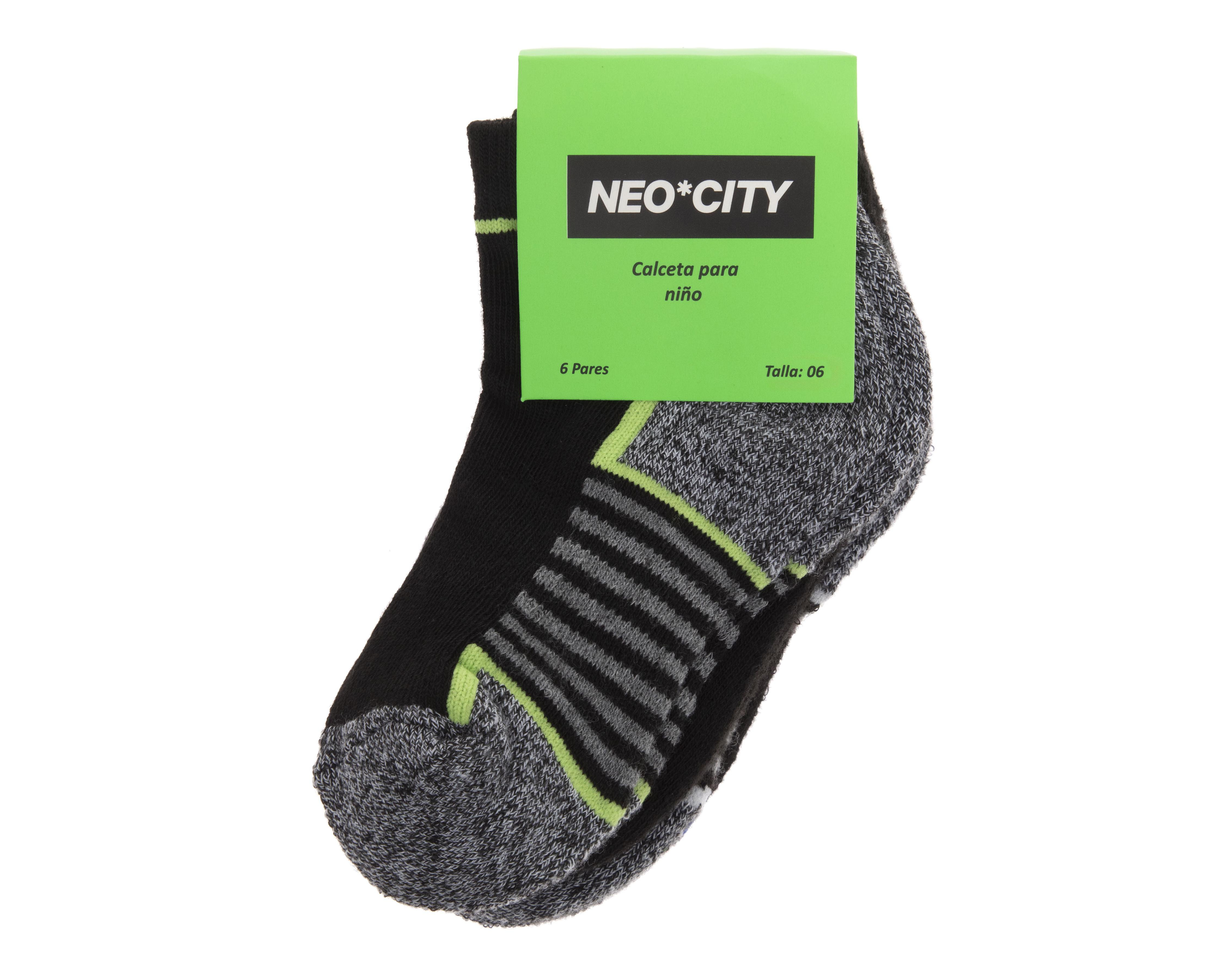 Foto 4 pulgar | Calcetas Deportivas Tines Neo*City para Niño 6 Pares