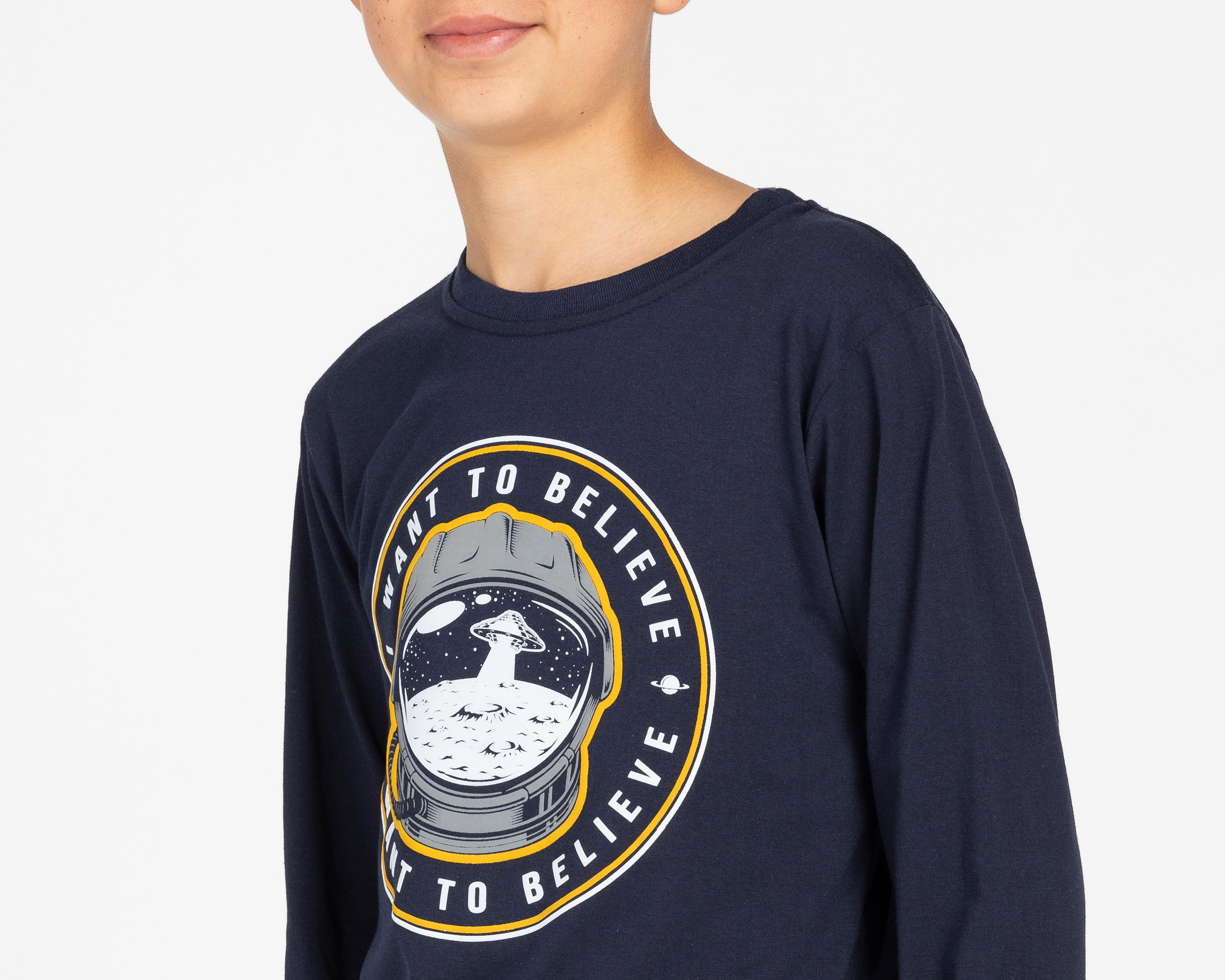 Foto 4 pulgar | Playera Refill Juvenil