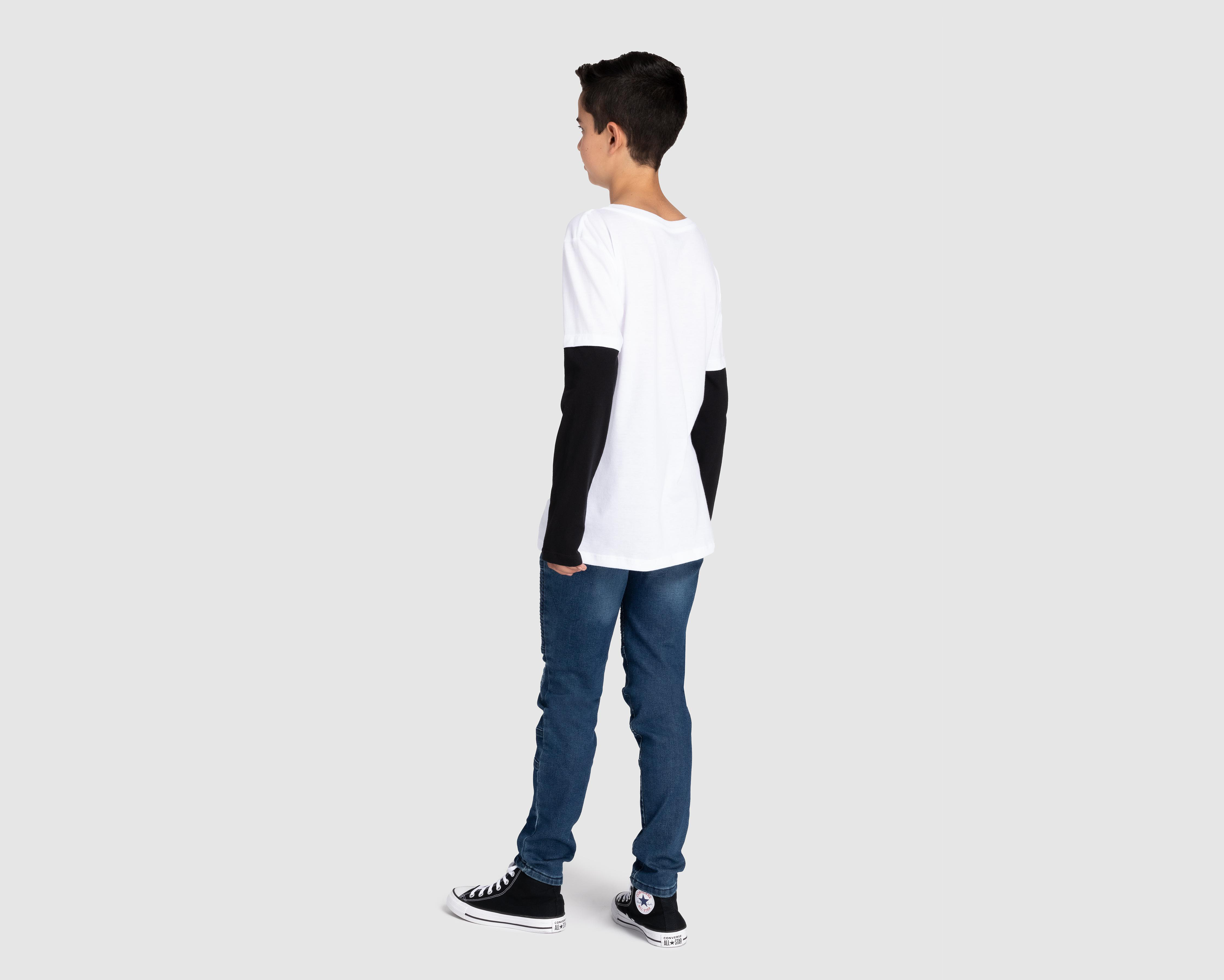Foto 4 pulgar | Playera Neo*City Estampada Juvenil