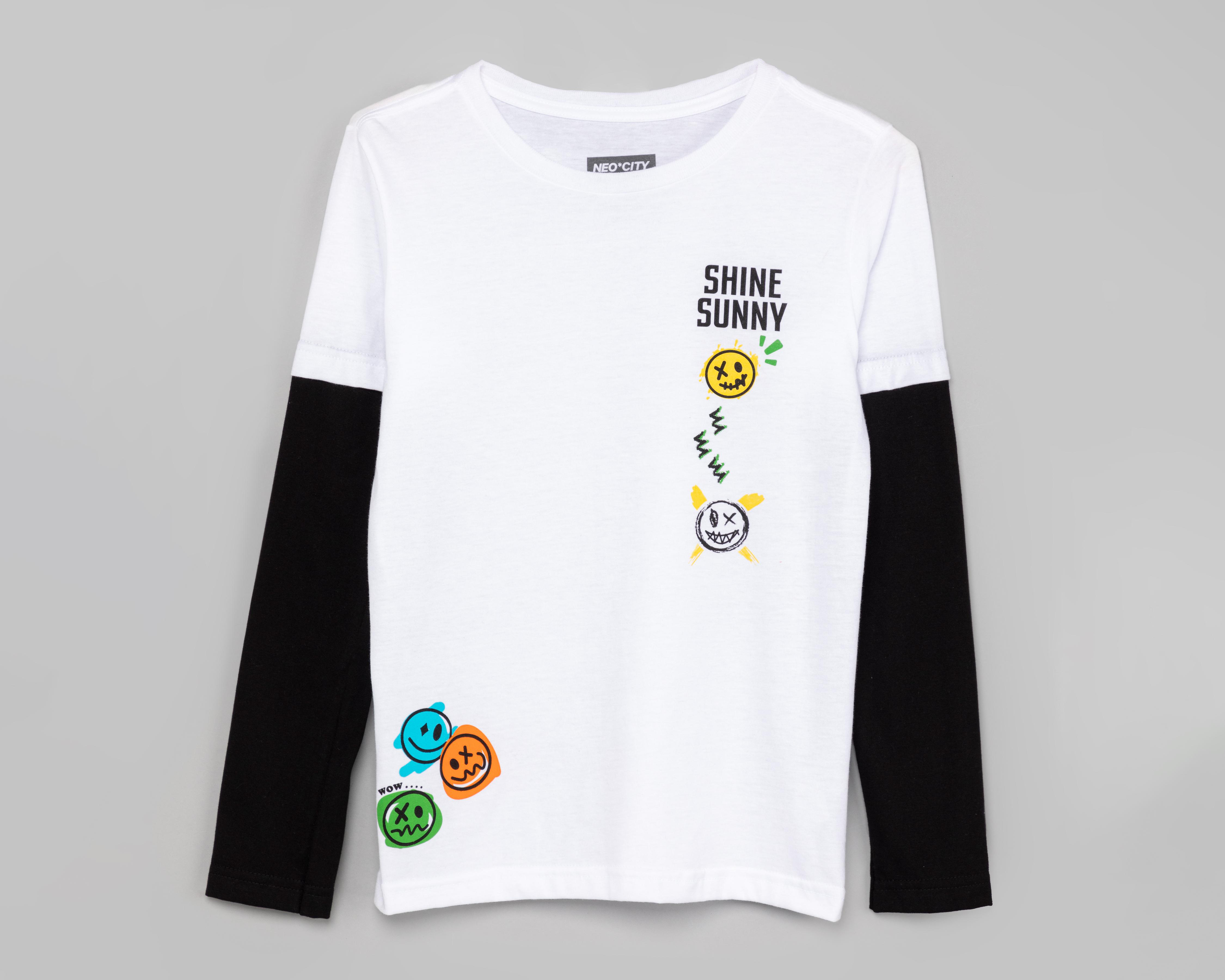 Foto 5 | Playera Neo*City Estampada Juvenil